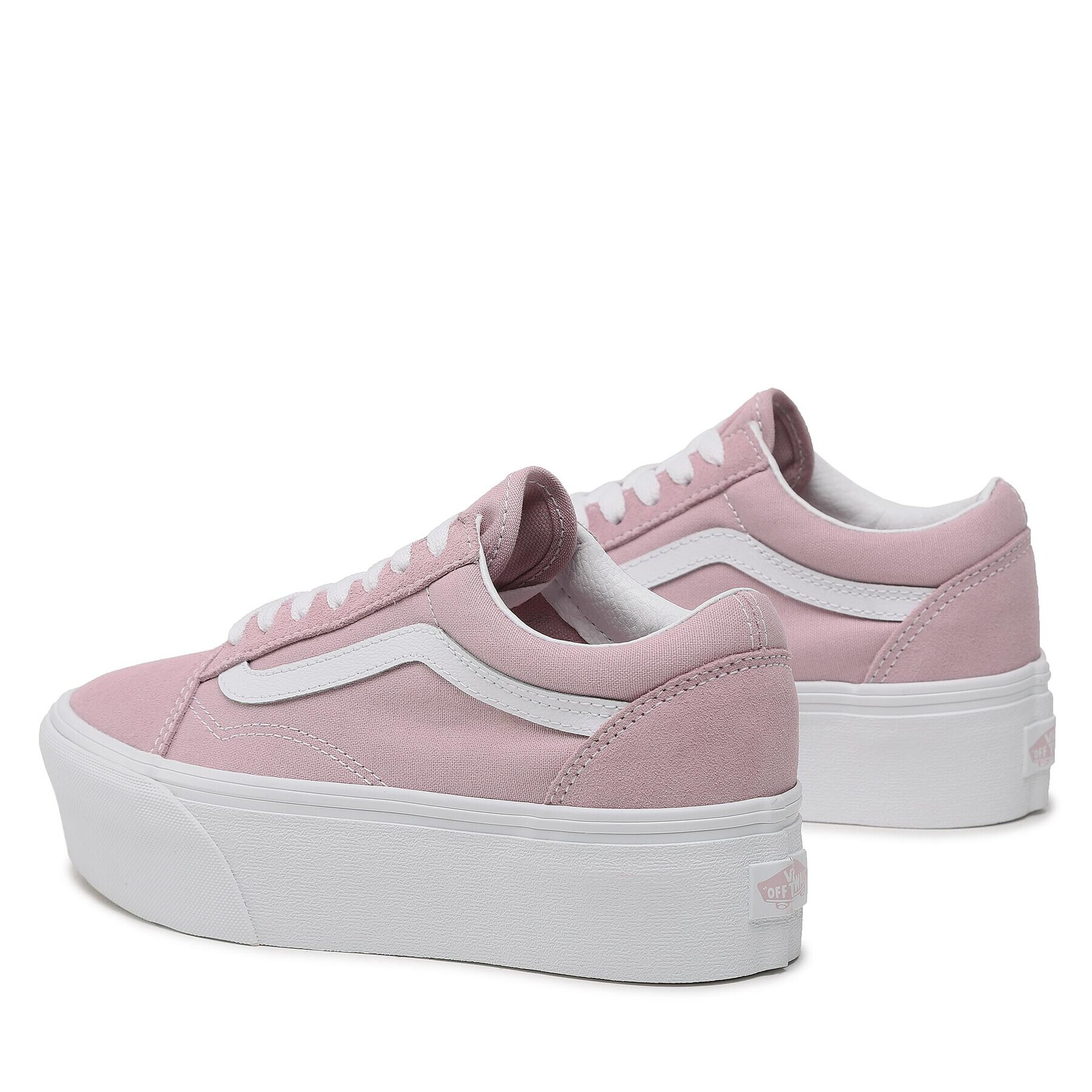 Vans Teniși Old Skool Stac VN0A7Q5MBLT1 Roz - Pled.ro