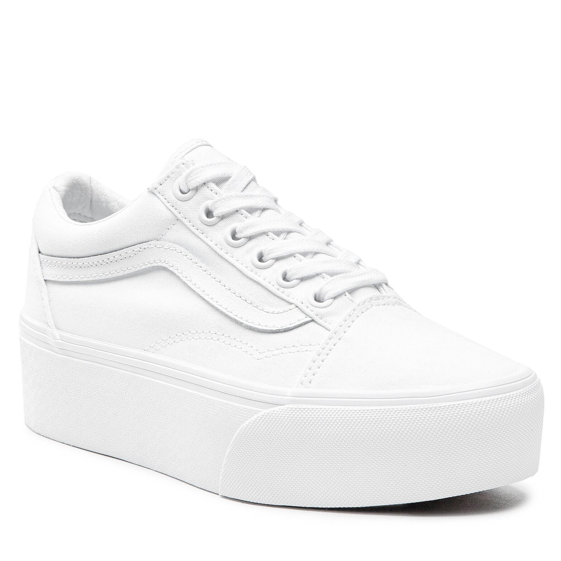 Vans Teniși Old Skool Stacked VN0A7Q5MW001 Alb - Pled.ro