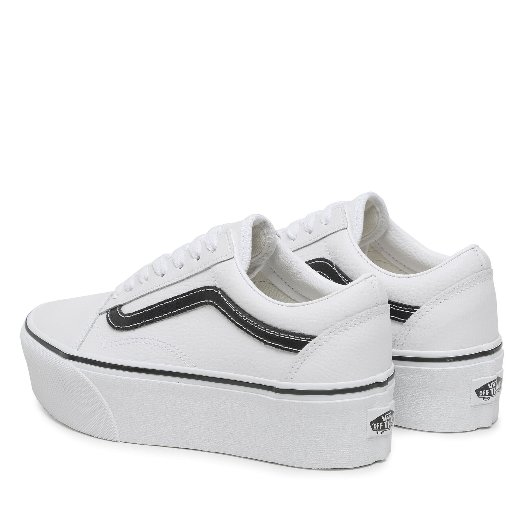 Vans Teniși Ua Old Skool Stackform VN0A7Q5MTWB1 Alb - Pled.ro