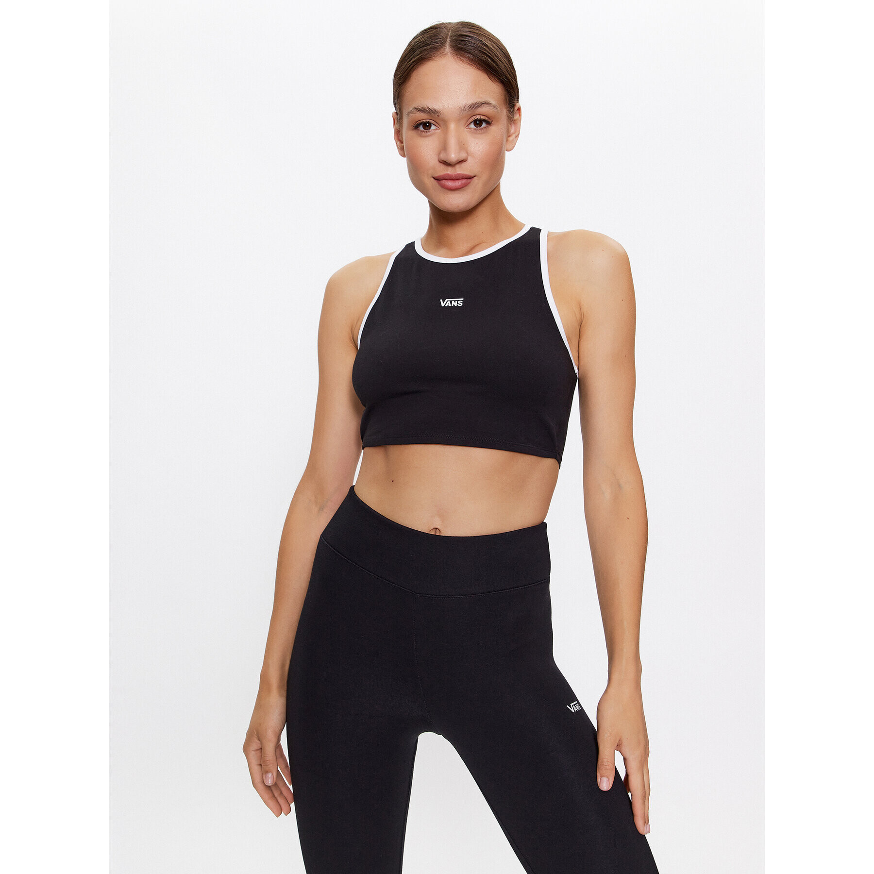 Vans Top Longline Racerback Bralette VN00046A Negru Regular Fit - Pled.ro