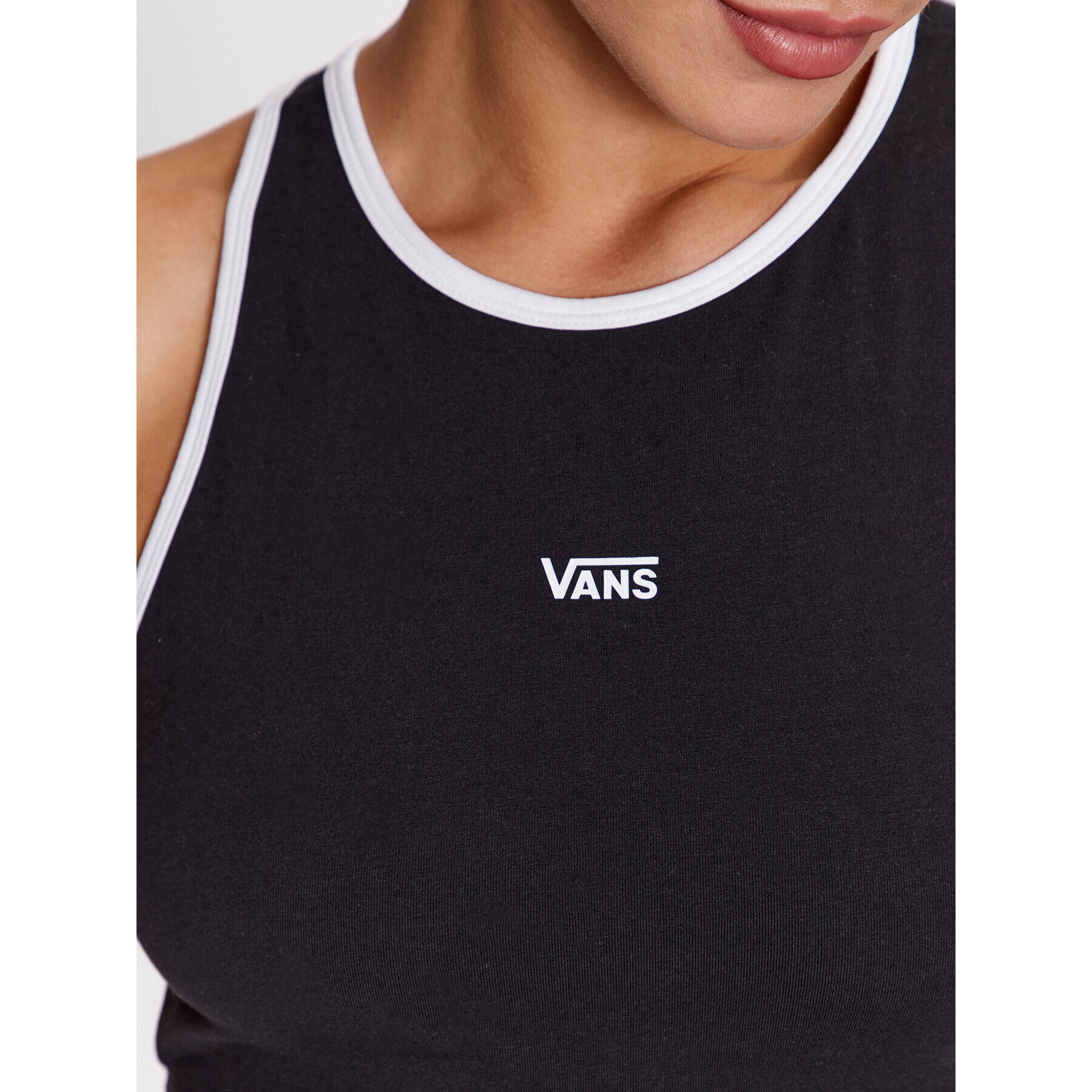 Vans Top Longline Racerback Bralette VN00046A Negru Regular Fit - Pled.ro