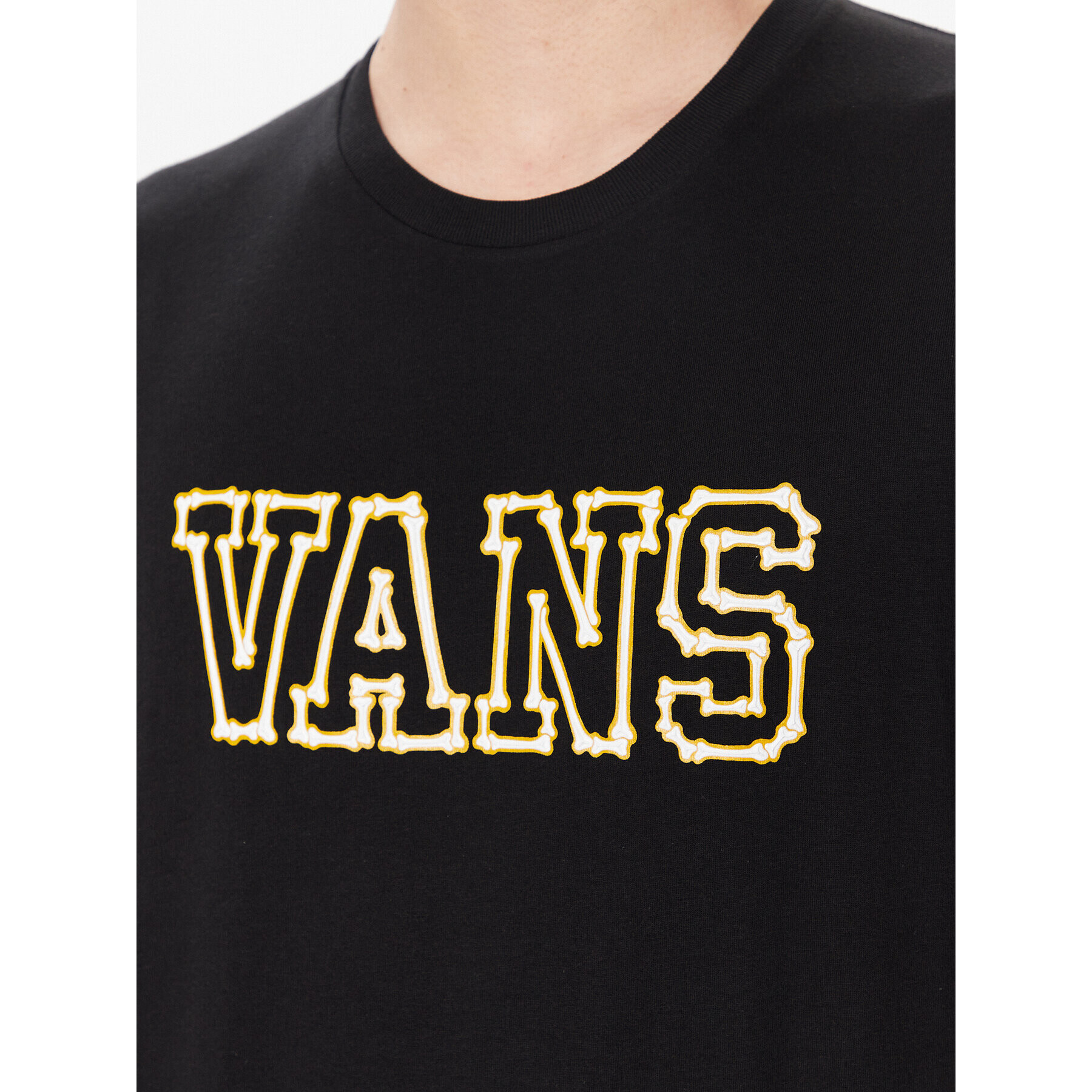 Vans Tricou Bones VN00003X Negru Classic Fit - Pled.ro