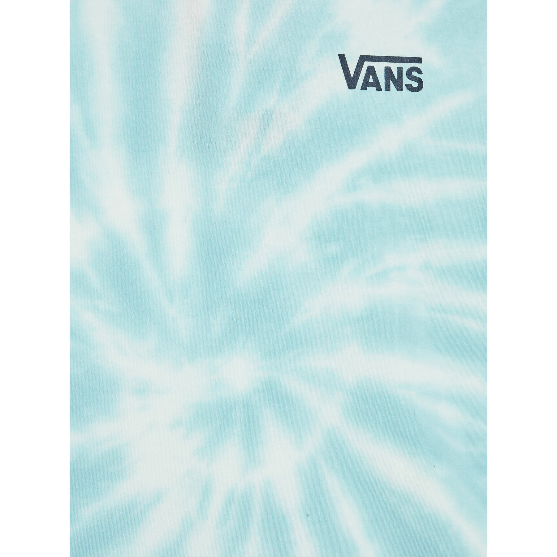 Vans Tricou Burst Tie Dye VN0A7TU9 Albastru Classic Fit - Pled.ro