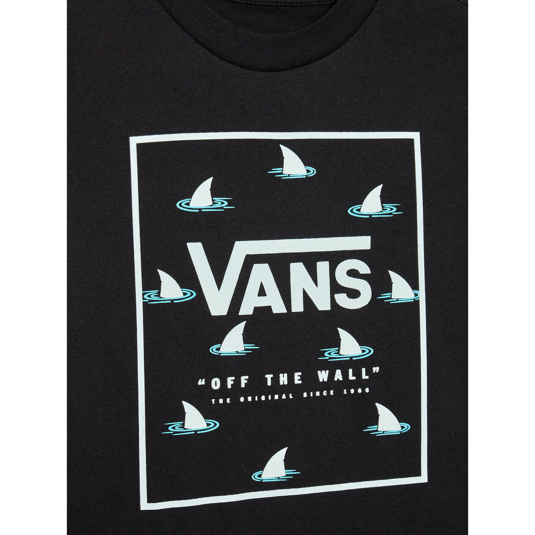 Vans Tricou By Print Box Kids VN0A3HWJ Negru Classic Fit - Pled.ro