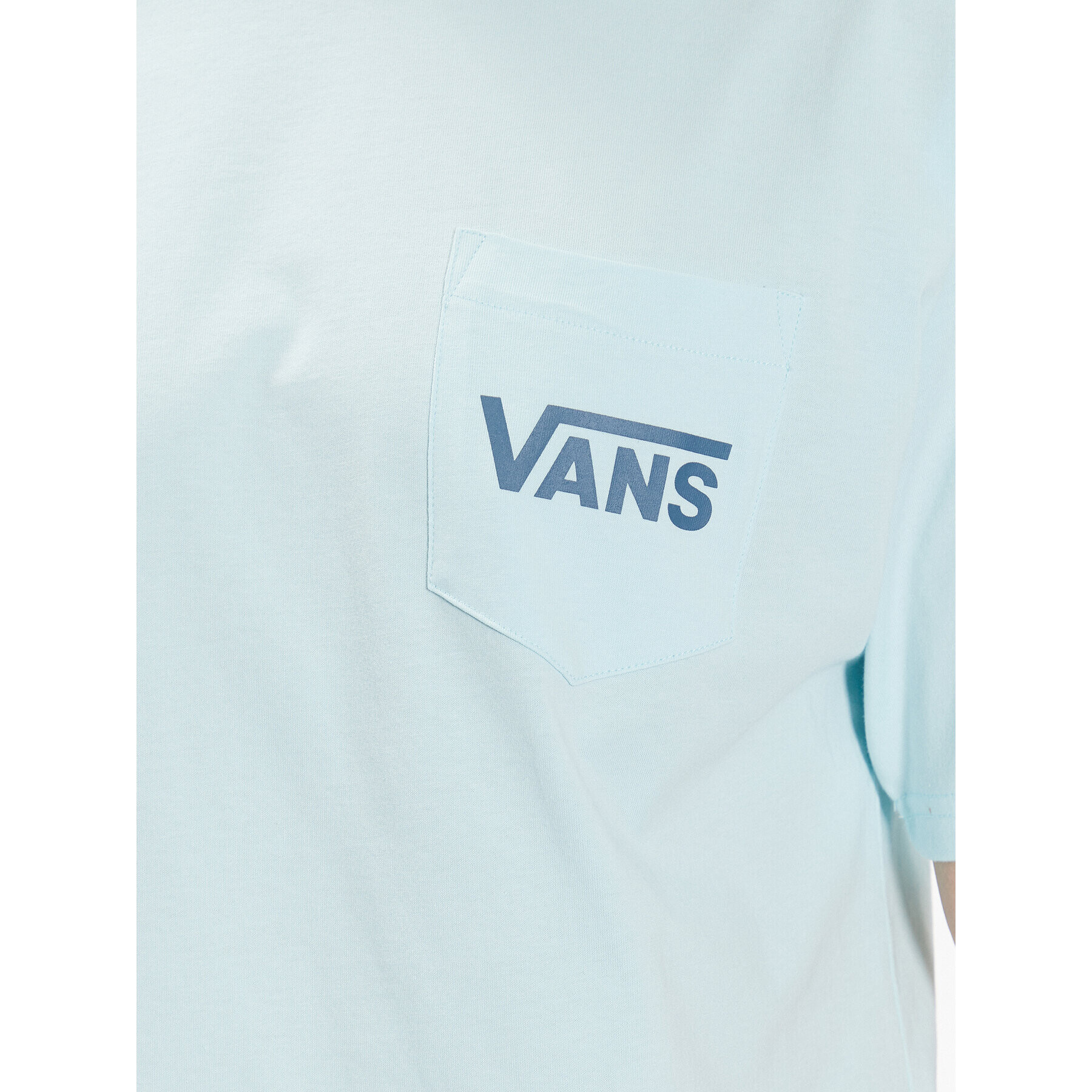 Vans Tricou Classic Back VN00004W Albastru Classic Fit - Pled.ro