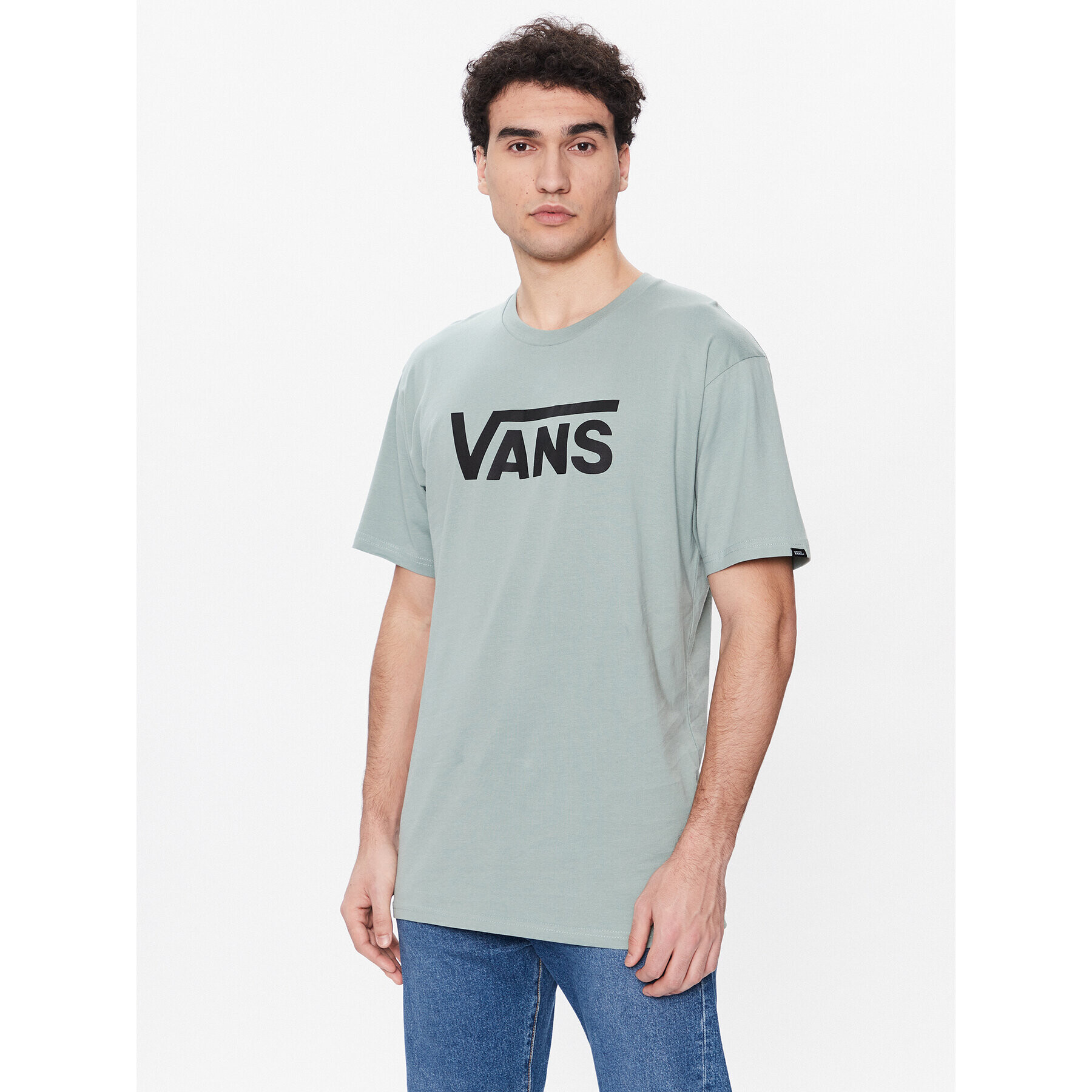 Vans Tricou Classic VN000GGG Verde Classic Fit - Pled.ro