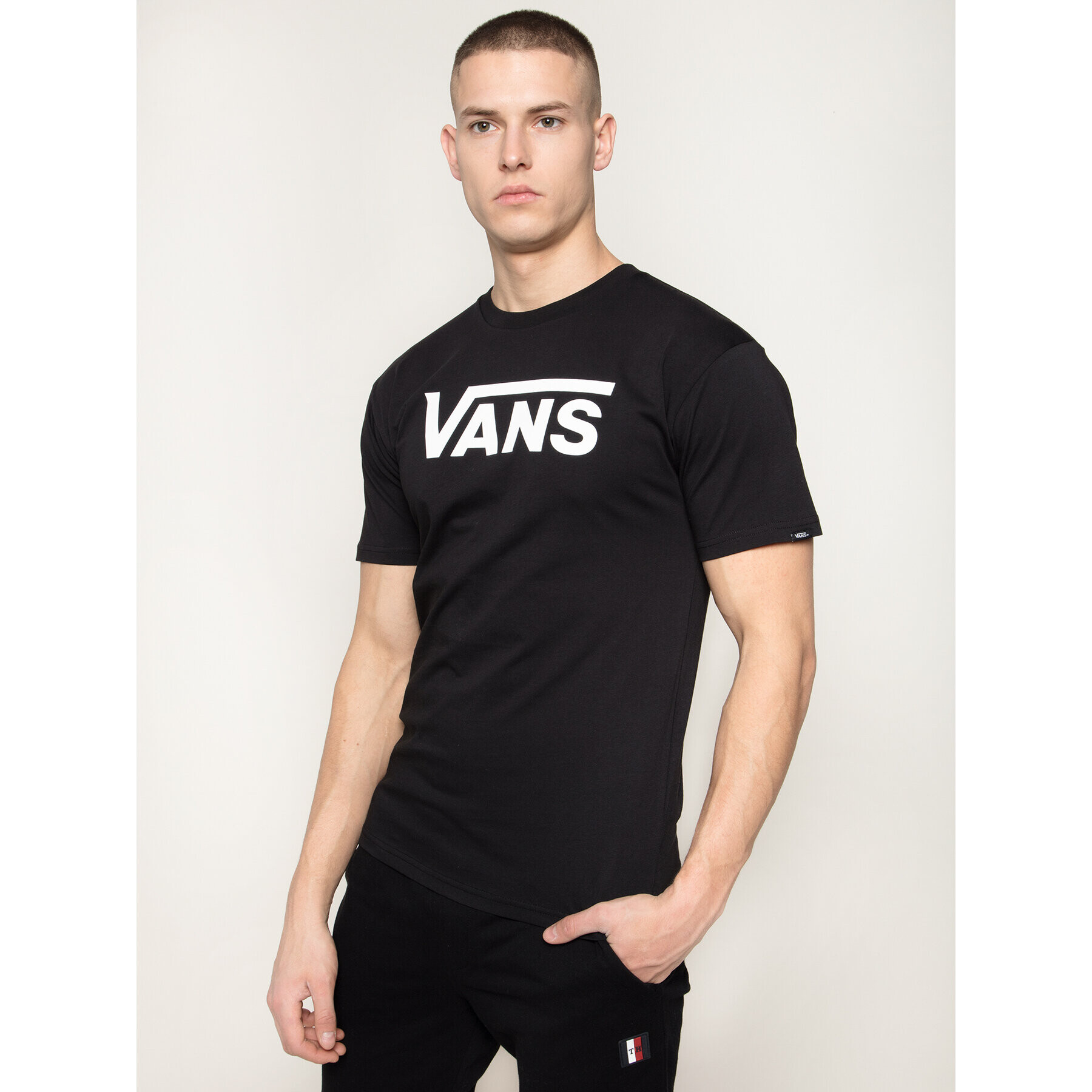 Vans Tricou Classic VN000GGGY281 Negru Classic Fit - Pled.ro