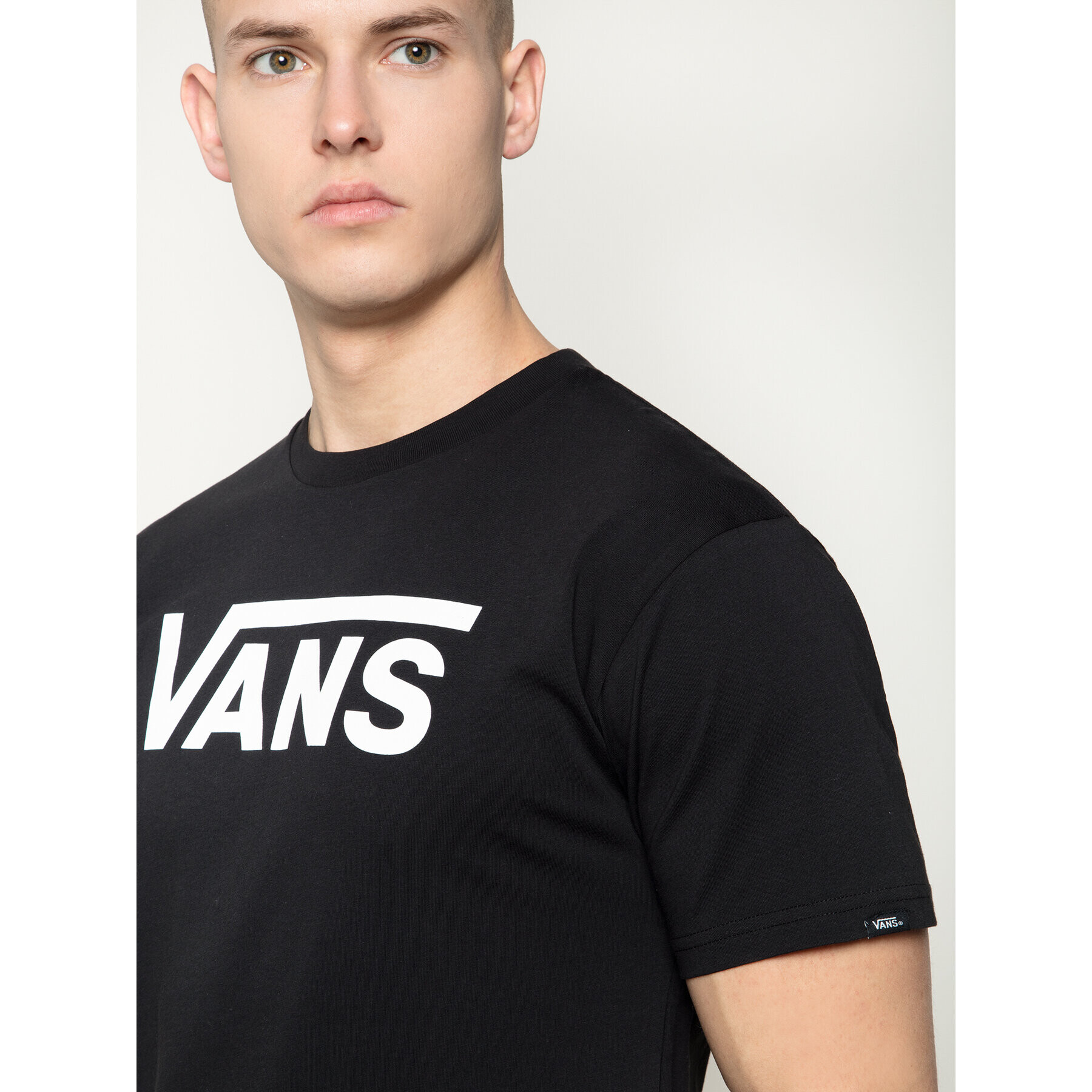 Vans Tricou Classic VN000GGGY281 Negru Classic Fit - Pled.ro