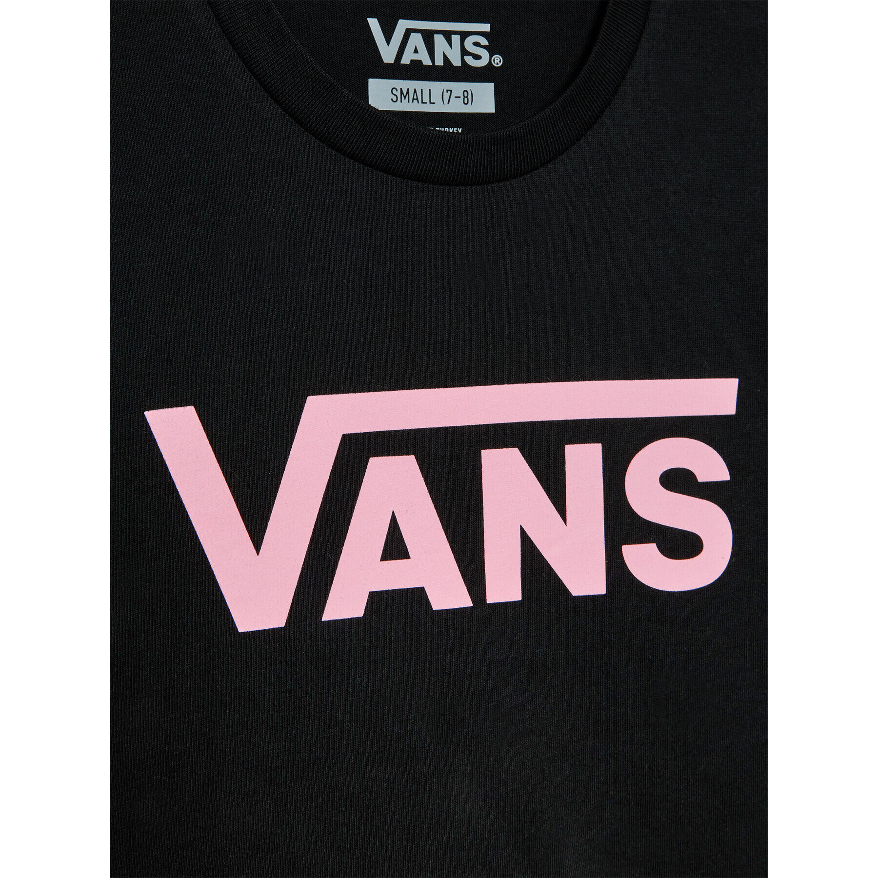 Vans Tricou Flying V Crew VN0A53P2 Negru Regular Fit - Pled.ro