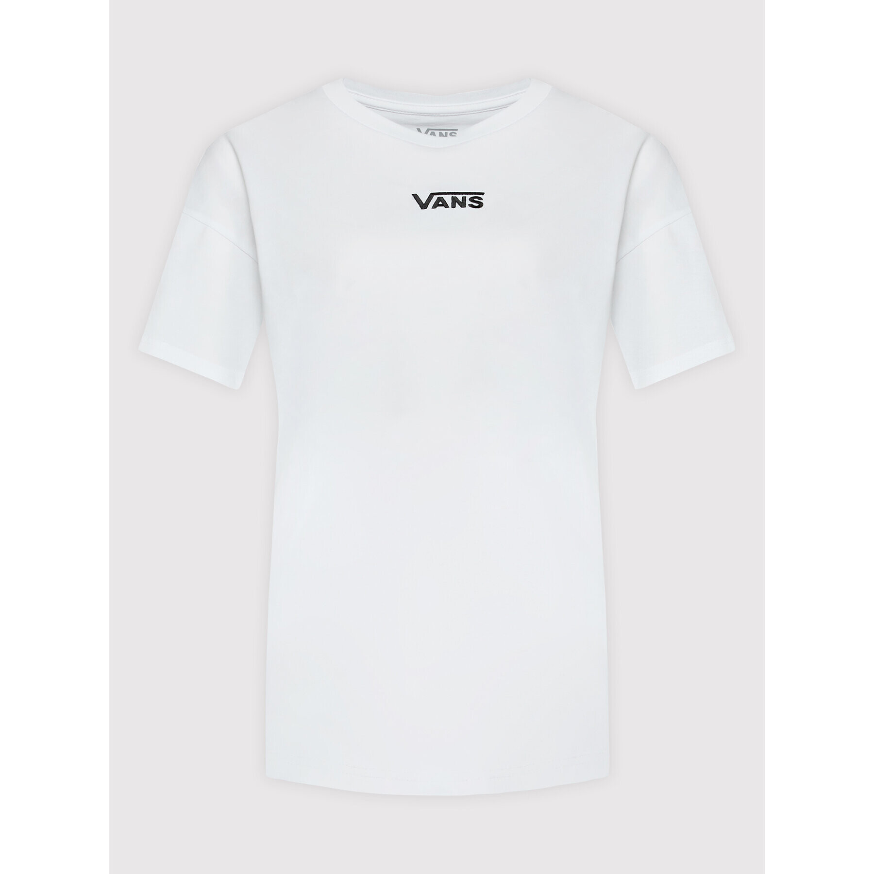 Vans Tricou Flying V VN0A7YUT Alb Oversize - Pled.ro