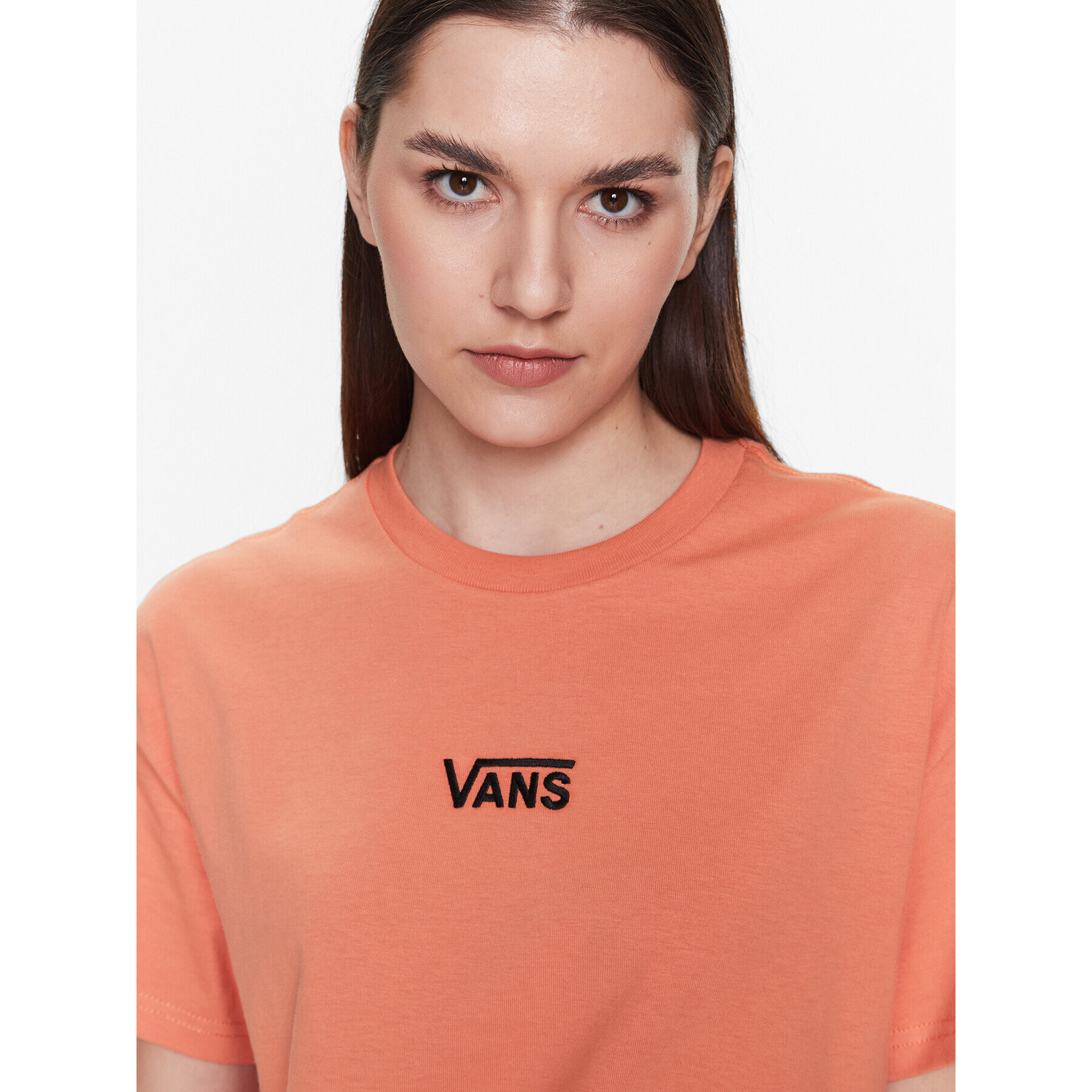 Vans Tricou Flying VN0A7YUT Portocaliu Oversize - Pled.ro