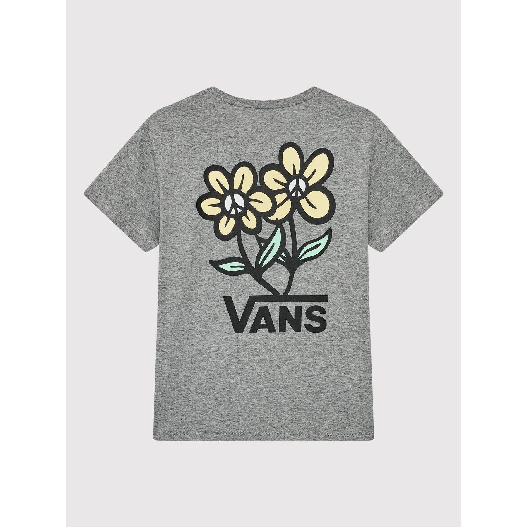 Vans Tricou Ground Level Crew VN0A5LEP Gri Regular Fit - Pled.ro