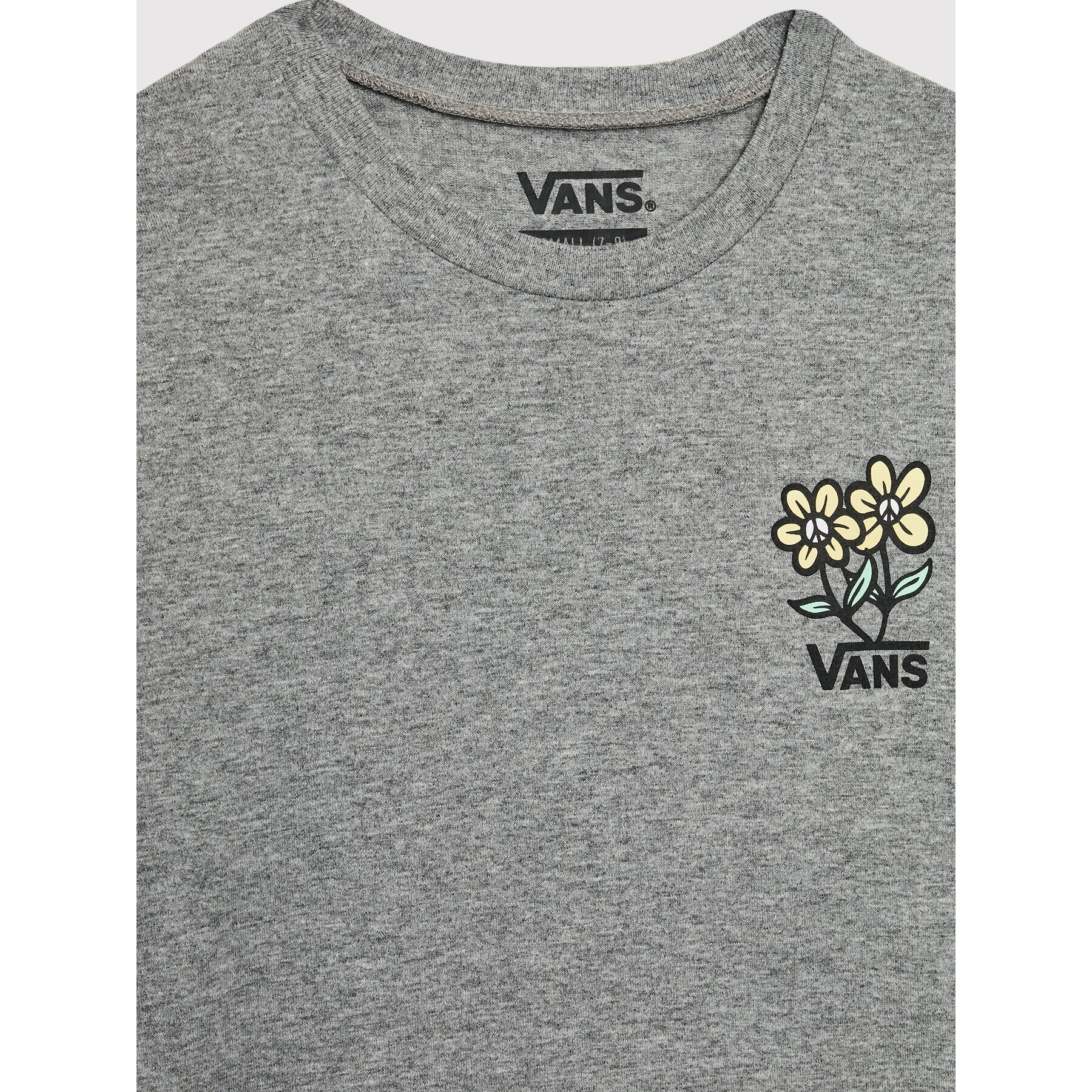 Vans Tricou Ground Level Crew VN0A5LEP Gri Regular Fit - Pled.ro