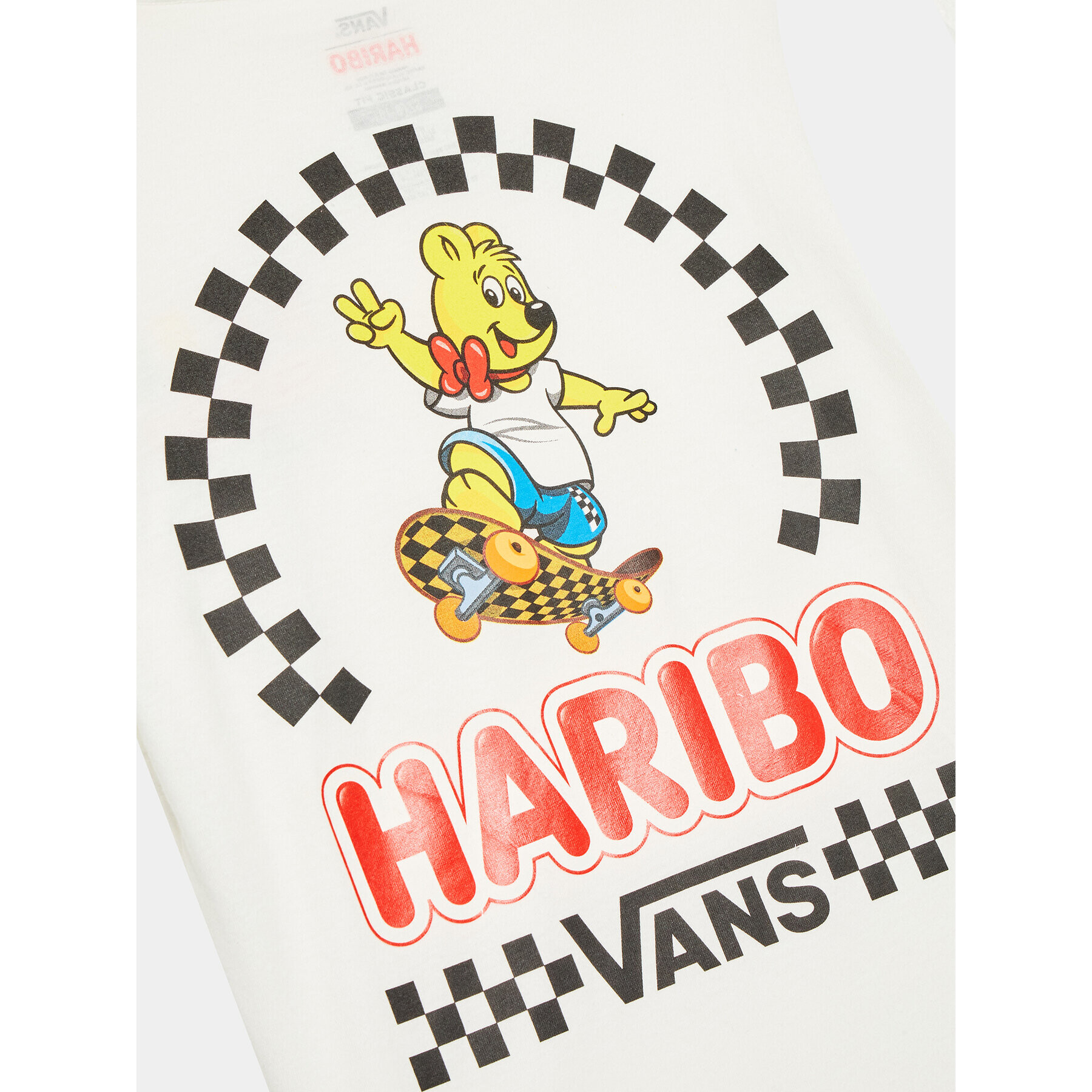 Vans Tricou HARIBO VN00086H Alb Regular Fit - Pled.ro