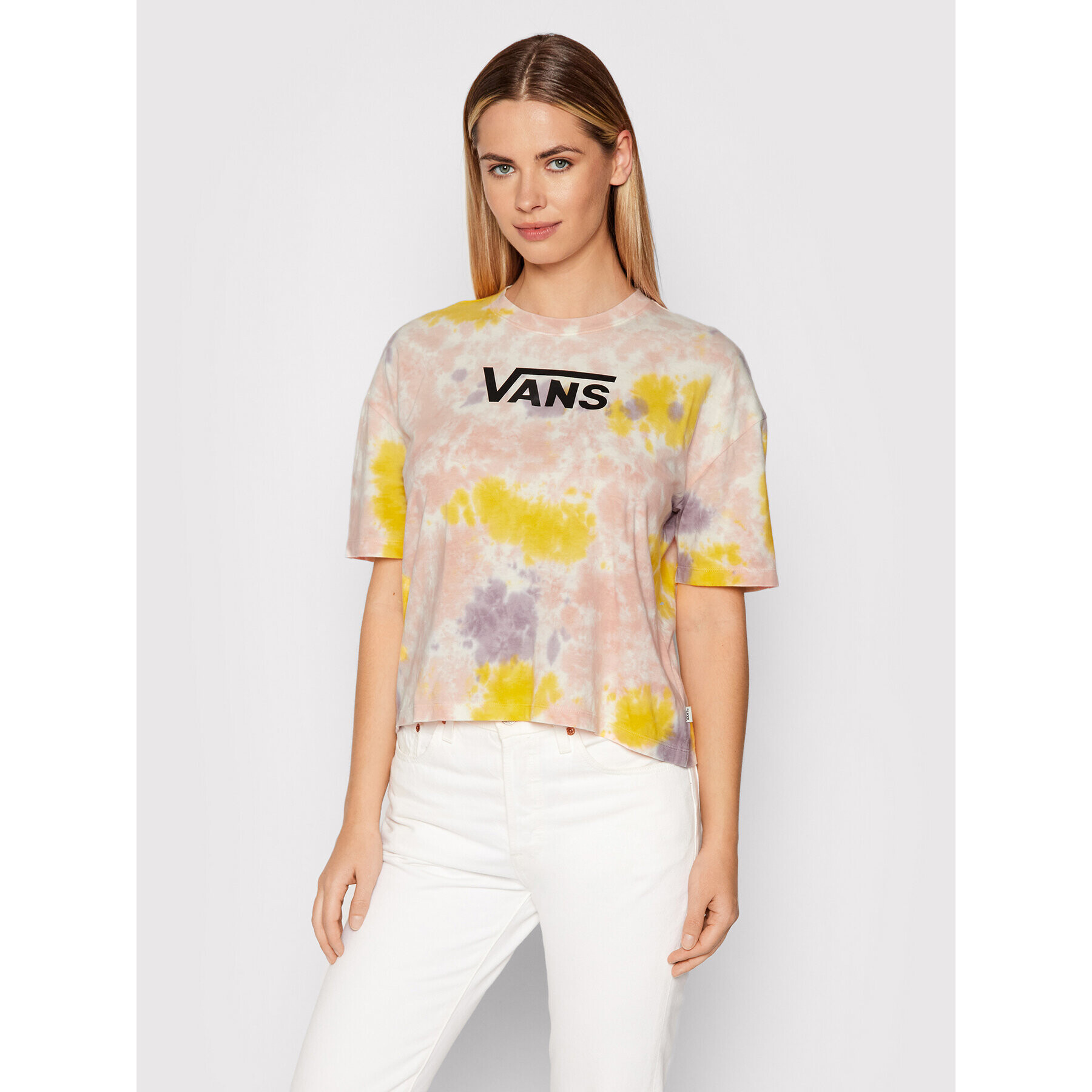 Vans Tricou Interrupt VN0A5I7U Colorat Regular Fit - Pled.ro