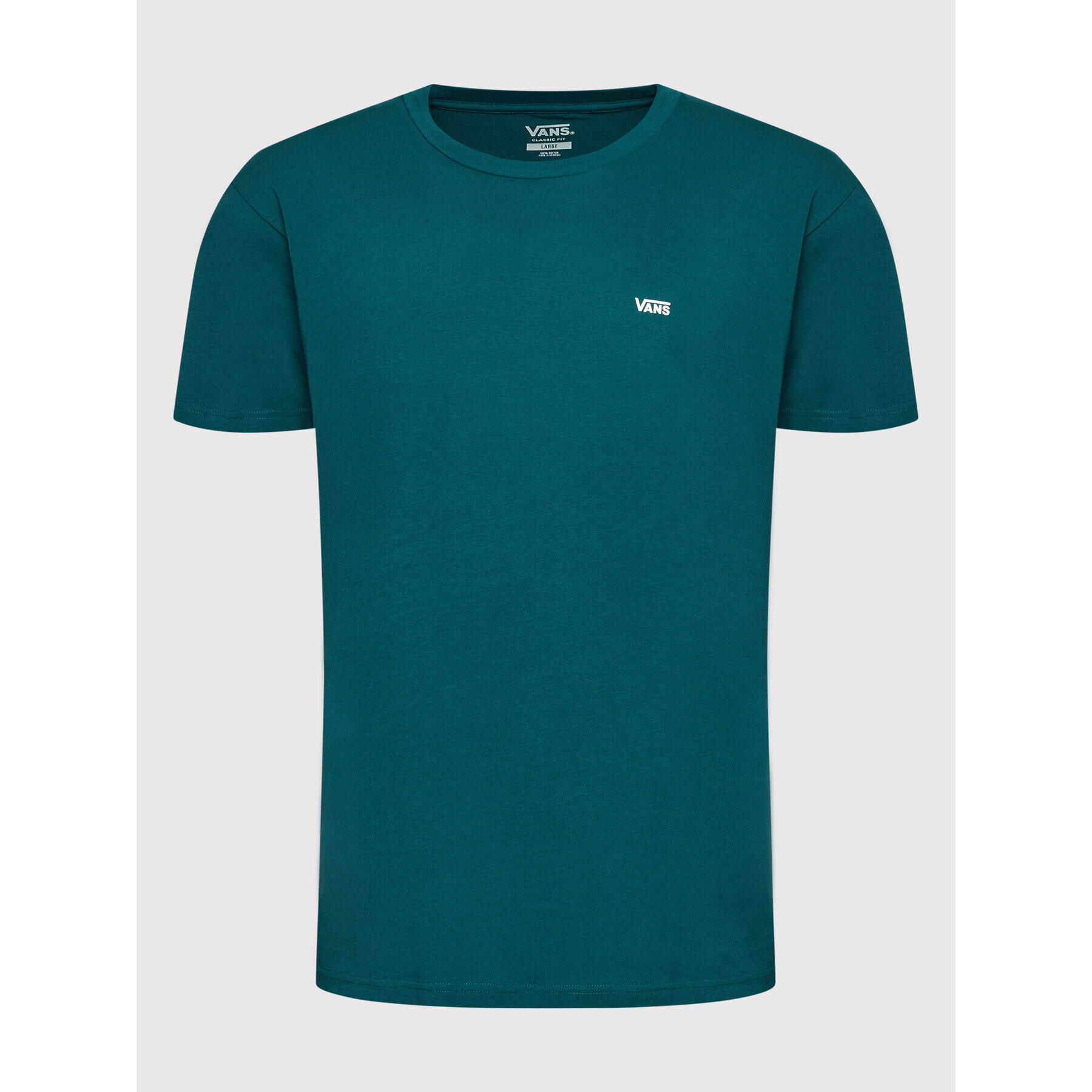 Vans Tricou Left Chest Logo VN0A3CZE Verde Classic Fit - Pled.ro