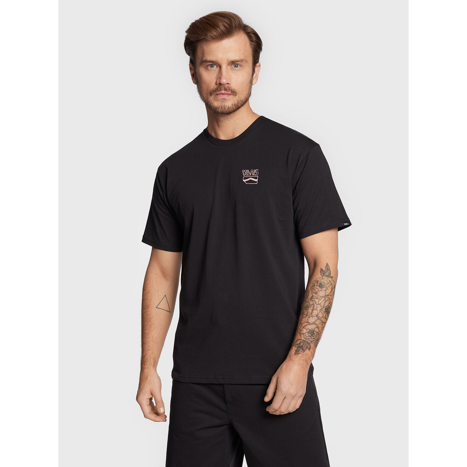 Vans Tricou Mainframe VN0A7TMD Negru Regular Fit - Pled.ro