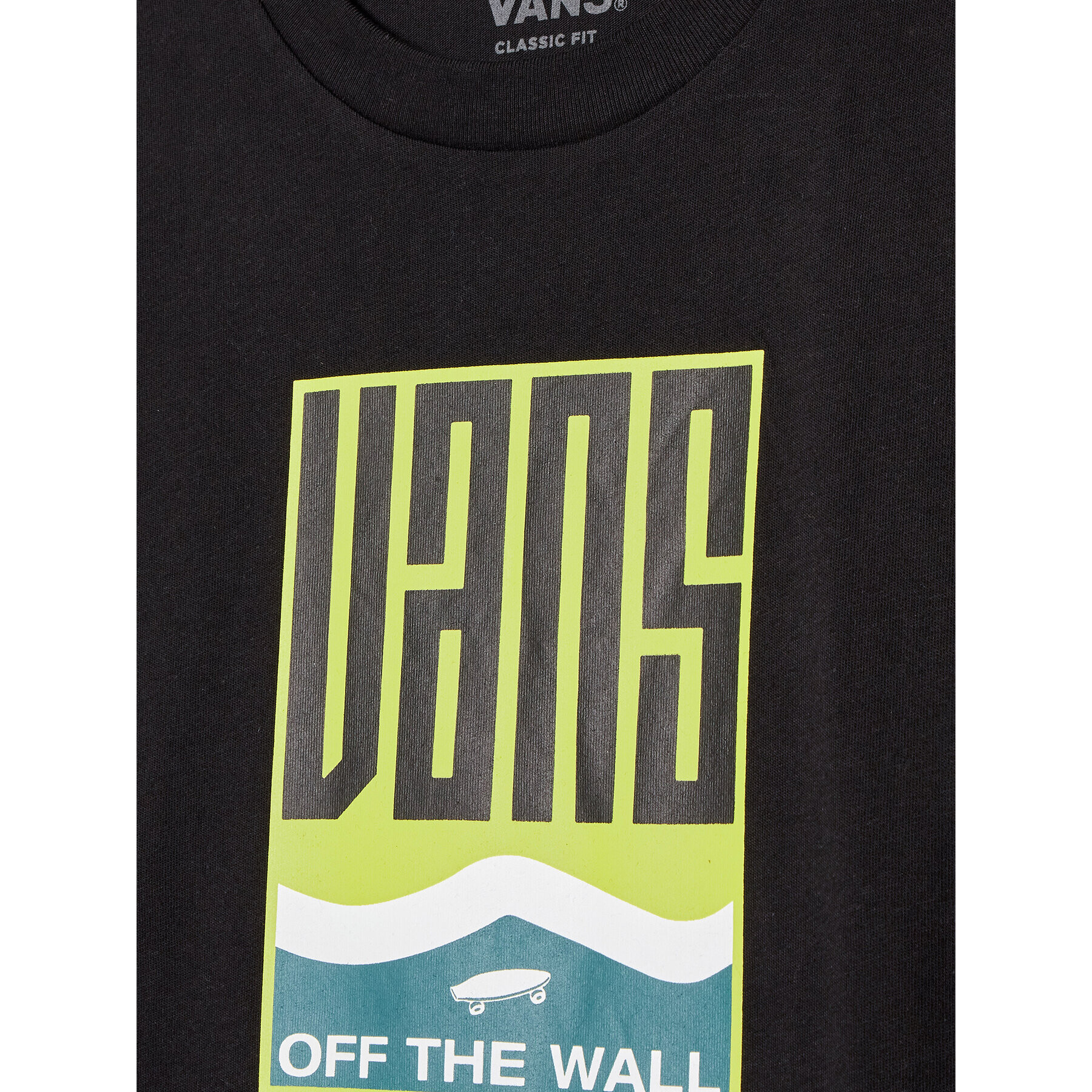 Vans Tricou Maze VN000030 Negru Classic Fit - Pled.ro