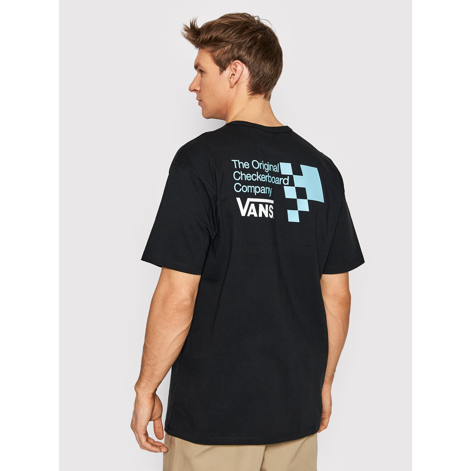 Vans Tricou Off The Wall Og Ch VN0A7PJI Negru Classic Fit - Pled.ro