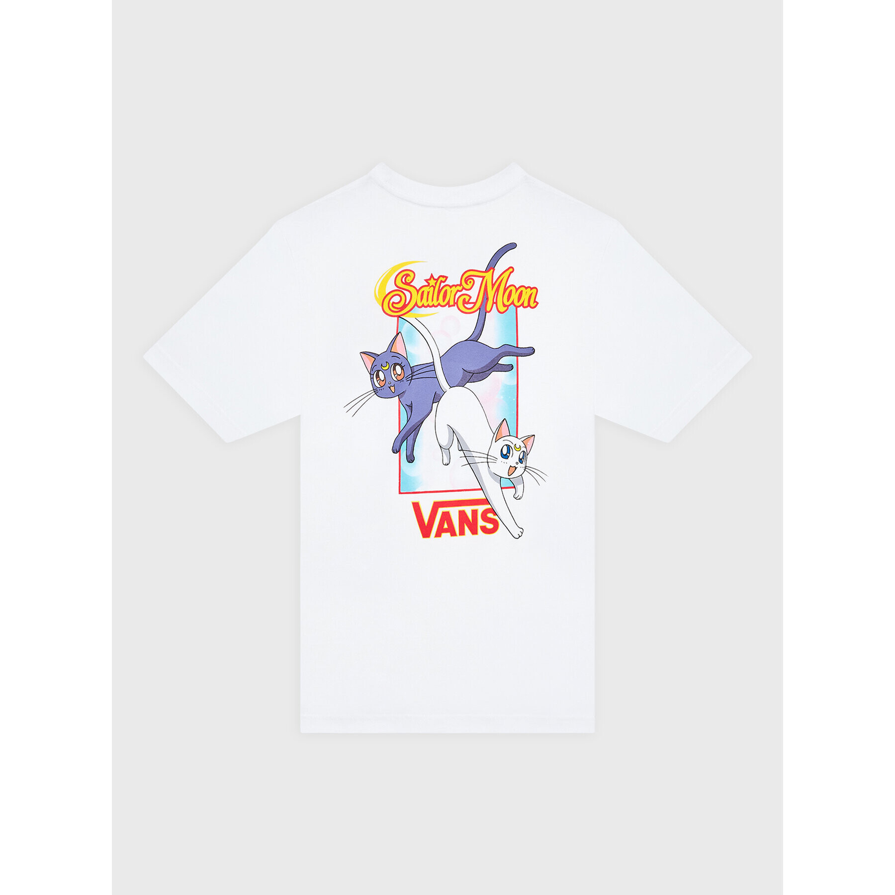 Vans Tricou SAILOR MOON Graphic II VN0000AQ Alb Regular Fit - Pled.ro