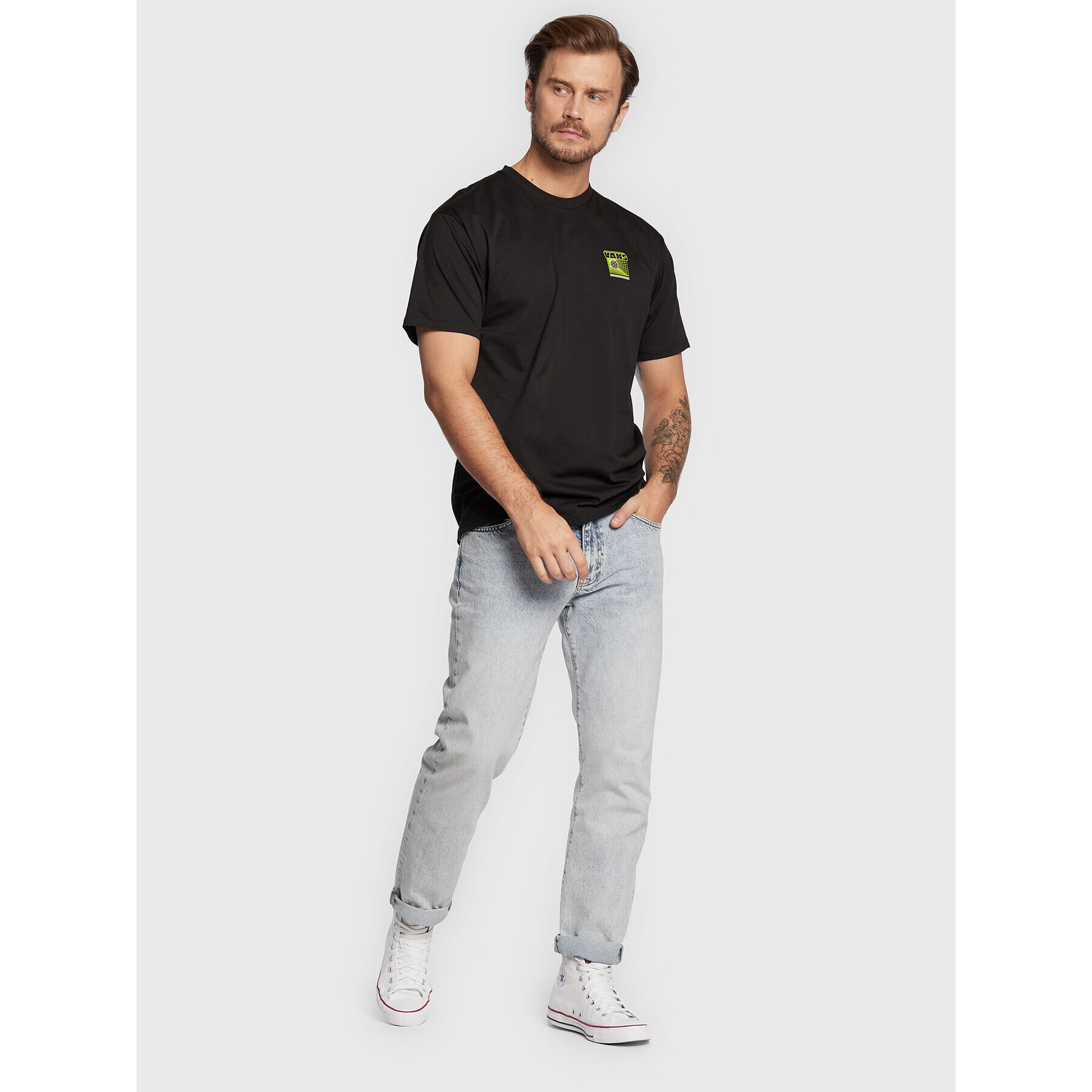 Vans Tricou Space Void VN0A7TMB Negru Regular Fit - Pled.ro