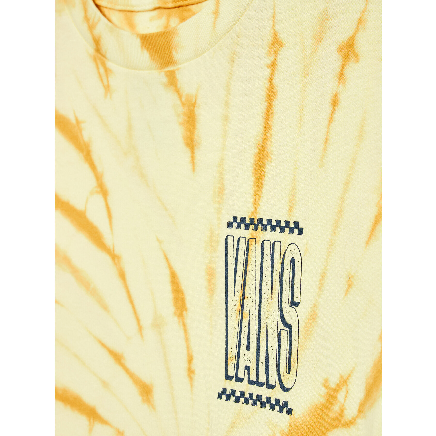 Vans Tricou Tie Dye Galben Regular Fit - Pled.ro