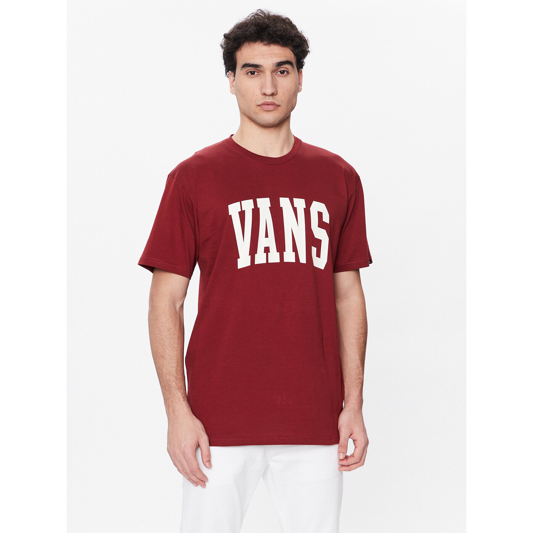 Vans Tricou Varsity VN00003B Roșu Classic Fit - Pled.ro