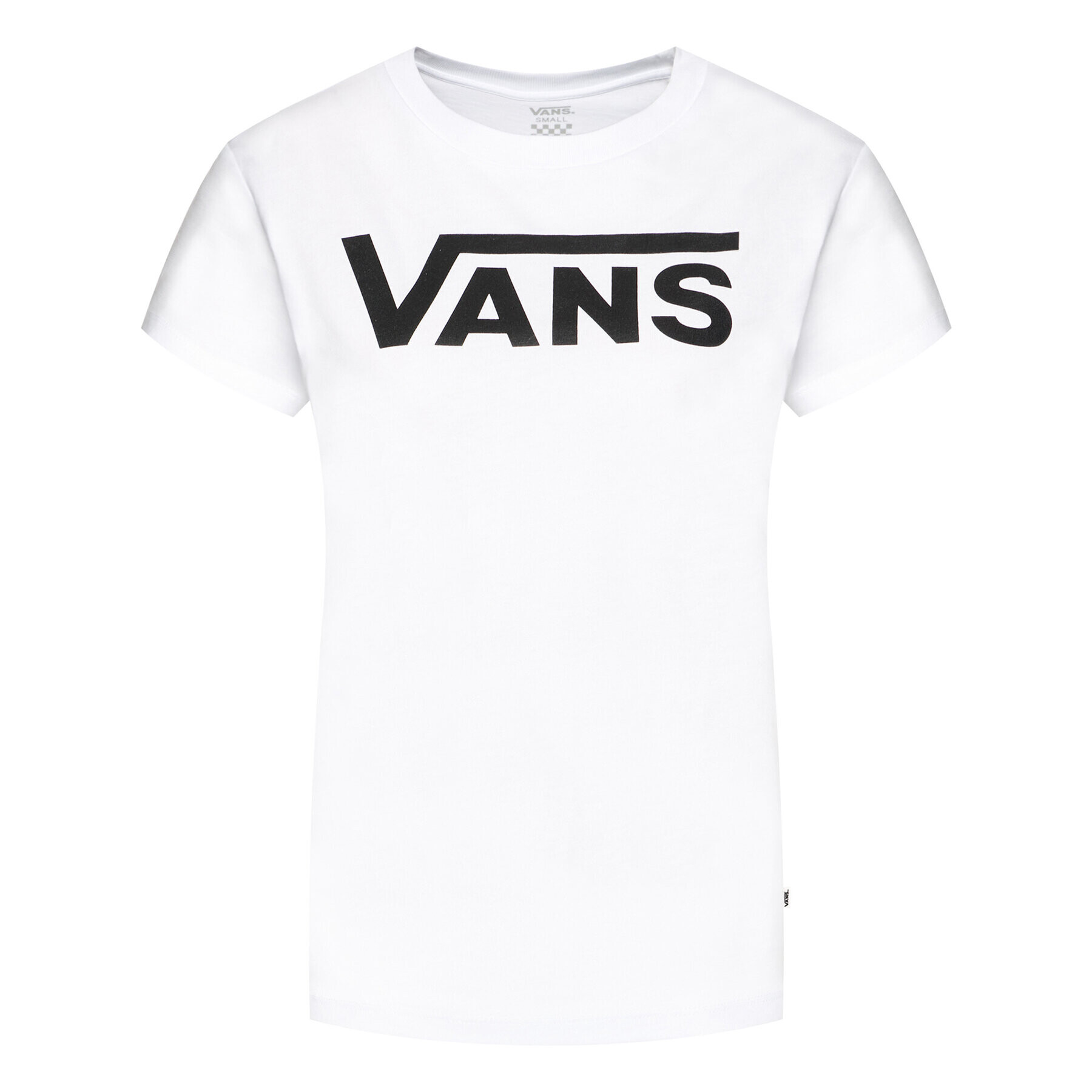 Vans Tricou Wm Flying V Crew Tee VN0A3UP4 Alb Regular Fit - Pled.ro