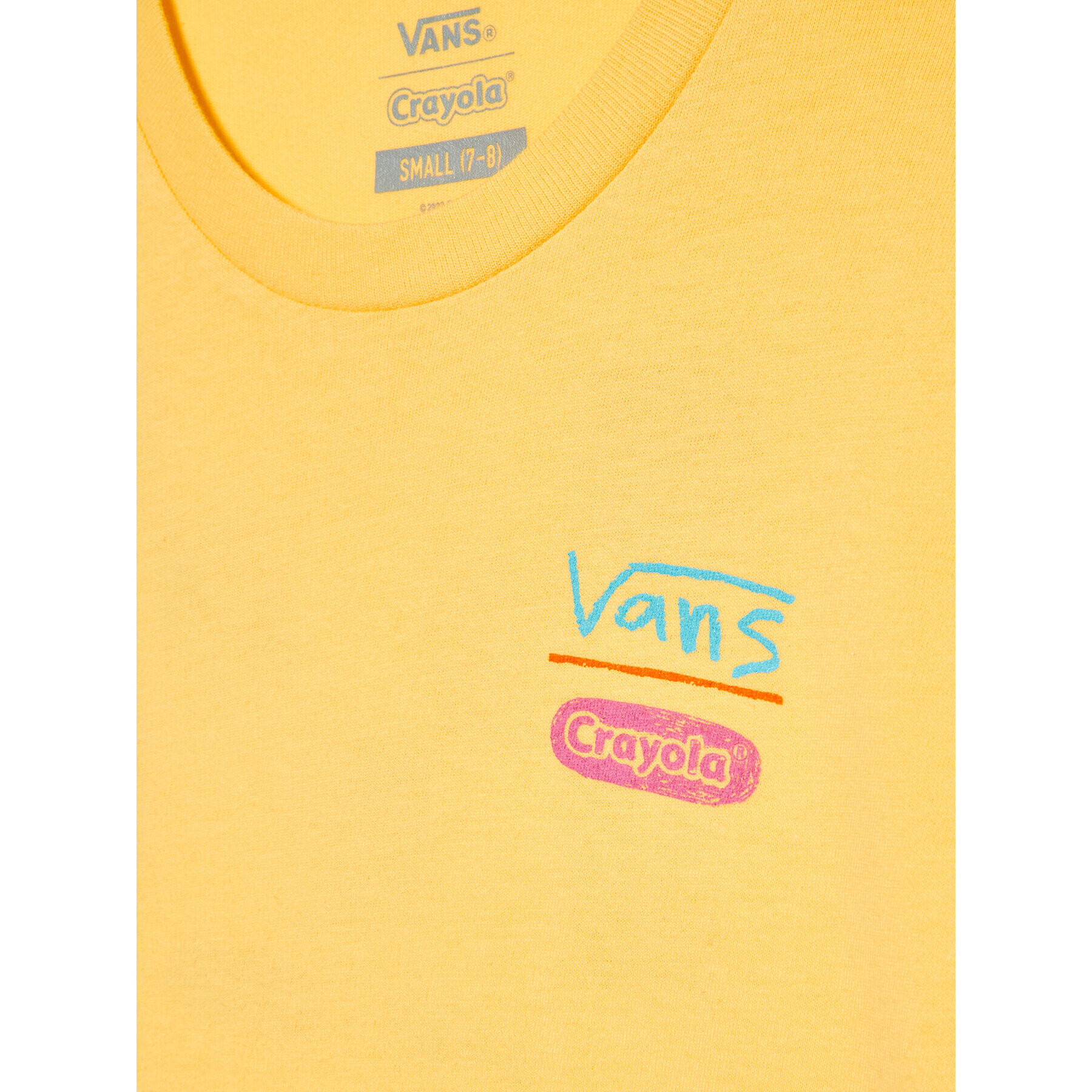 Vans Tricou X Crayola VN0A7RL2 Galben Regular Fit - Pled.ro