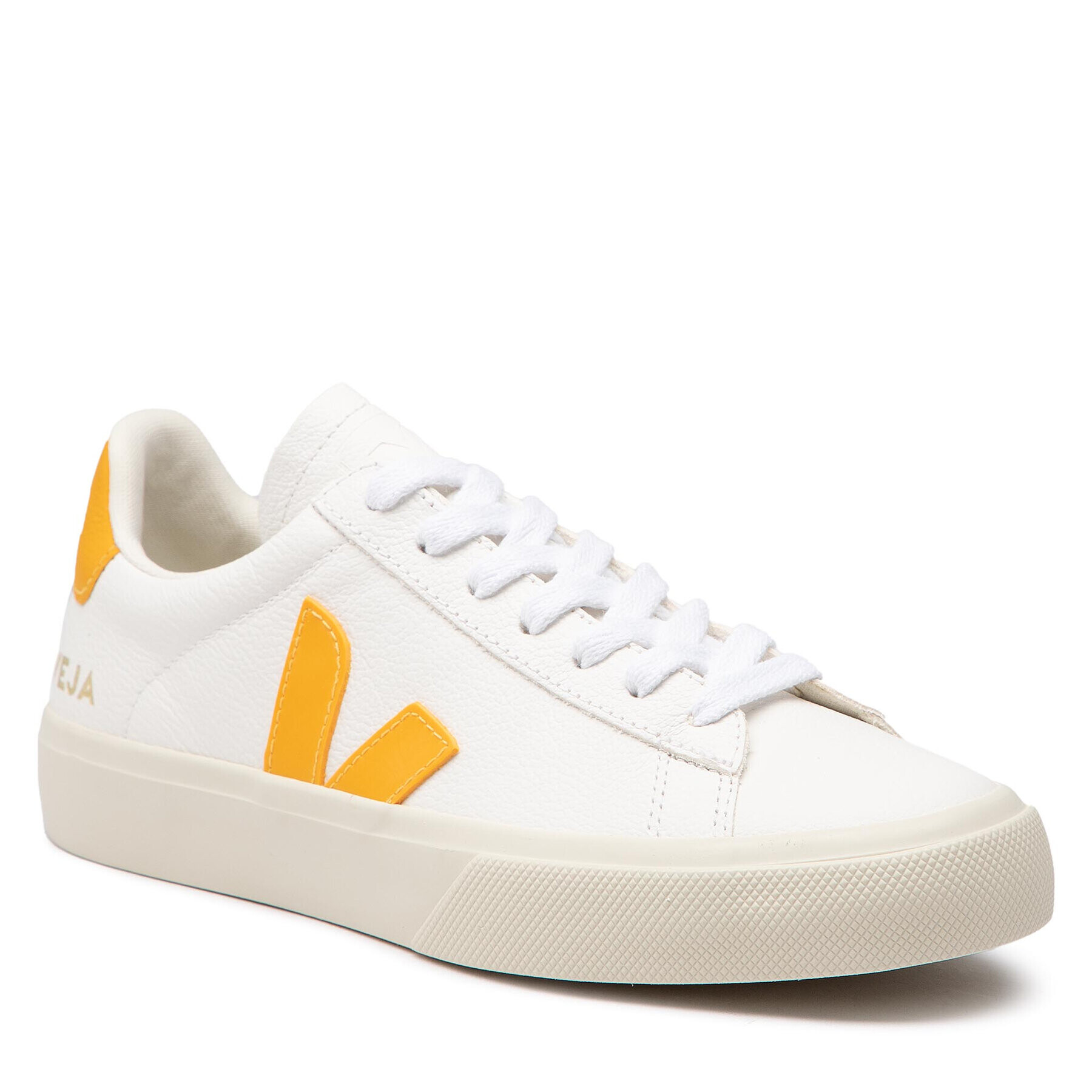 Veja Sneakers Campo Chromefree Leathe CP0502799A Alb - Pled.ro