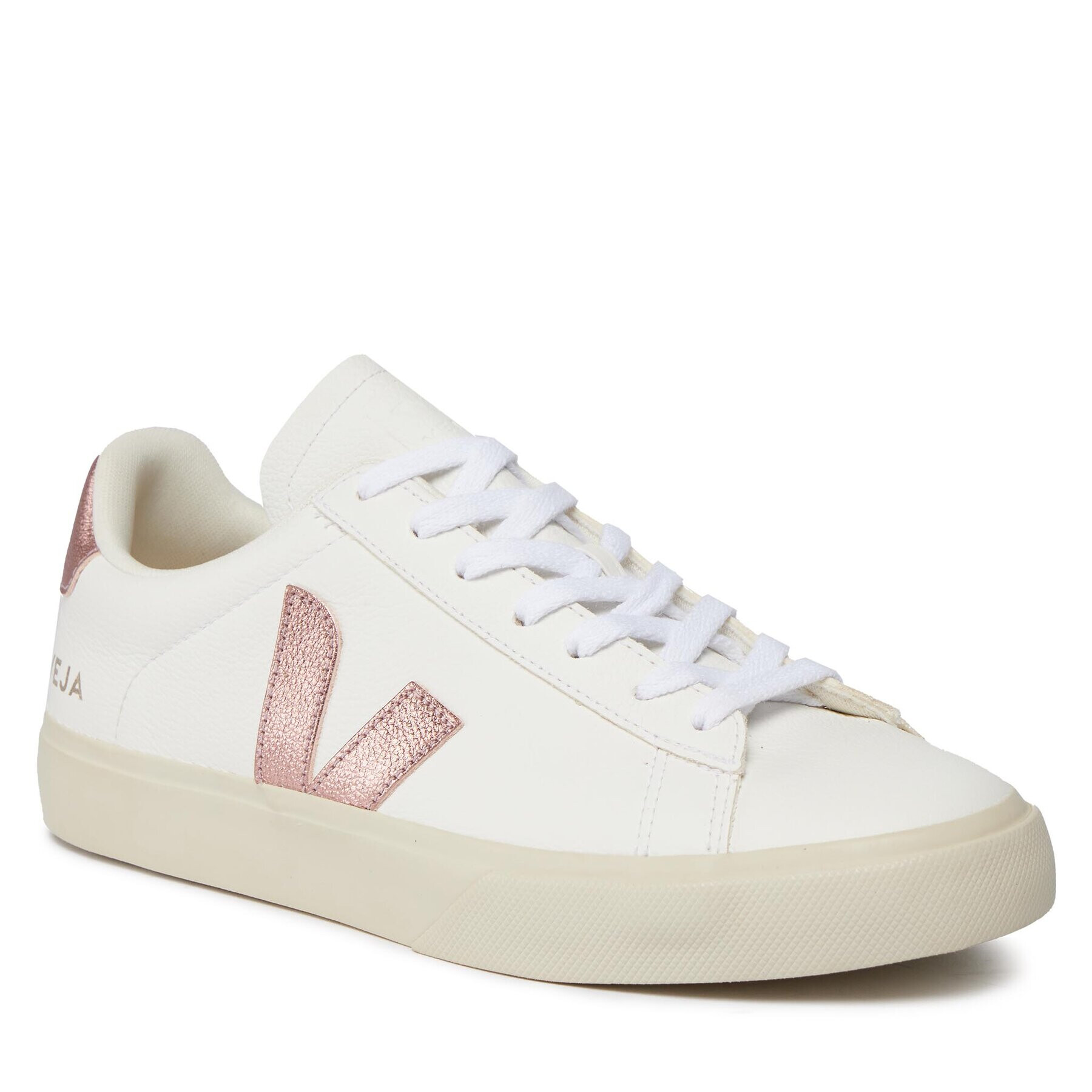 Veja Sneakers Campo Chromefree Leather CP0503128B Alb - Pled.ro