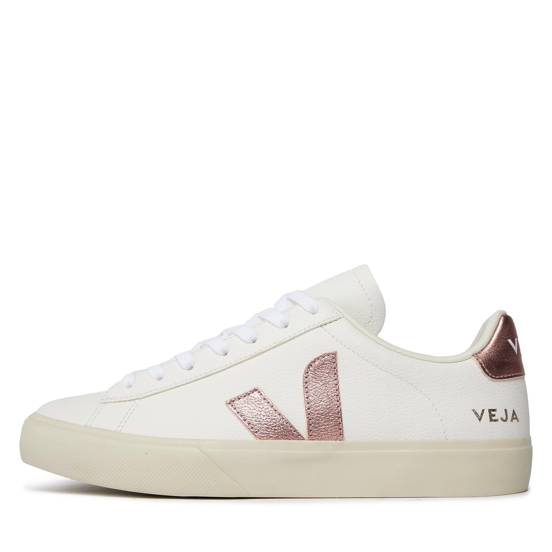 Veja Sneakers Campo Chromefree Leather CP0503128B Alb - Pled.ro