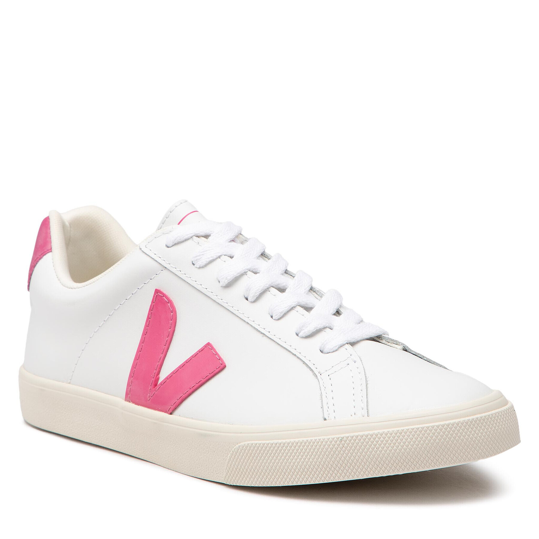 Veja Sneakers Esplar Logo Leather EO0202833A Alb - Pled.ro