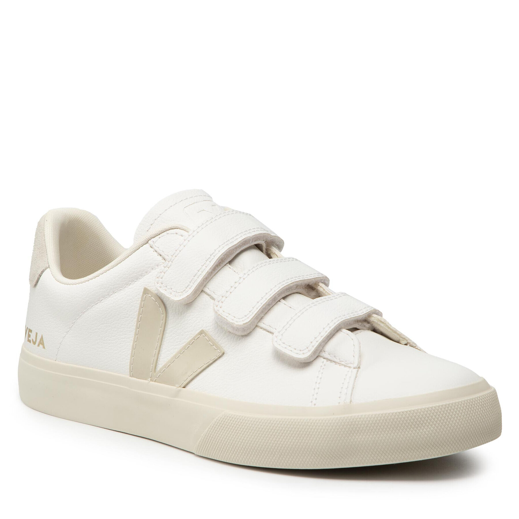 Veja Sneakers Recife Logo Chromefree RC0502688B Alb - Pled.ro