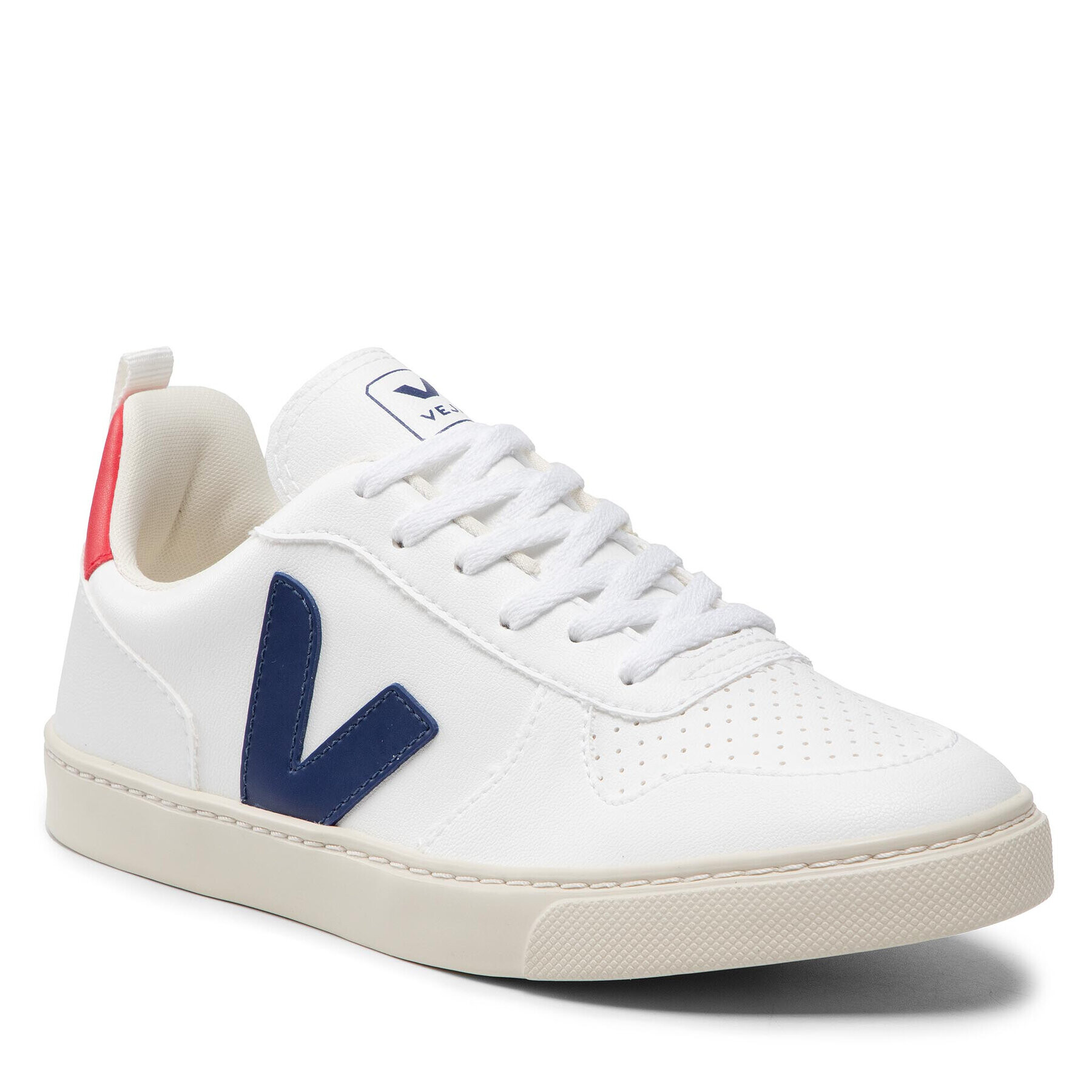 Veja Sneakers Small V-10 Laces Cwl CX0712570C Alb - Pled.ro