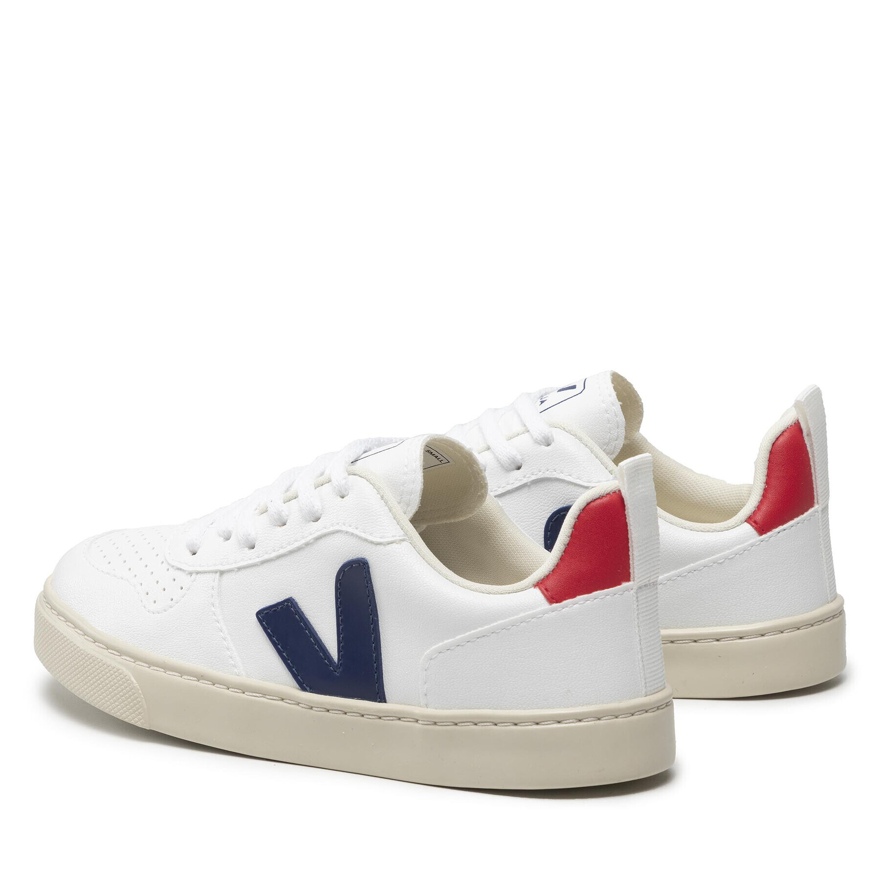 Veja Sneakers Small V-10 Laces Cwl CX0712570C Alb - Pled.ro