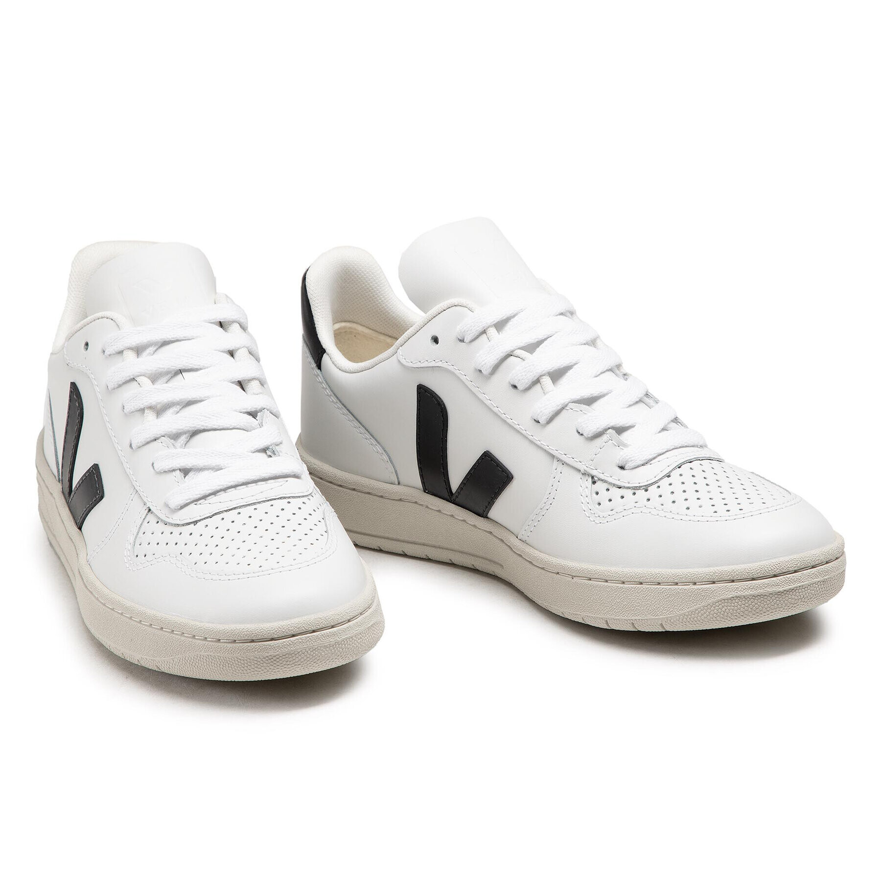 Veja Sneakers V-10 Leather VX020005A Alb - Pled.ro