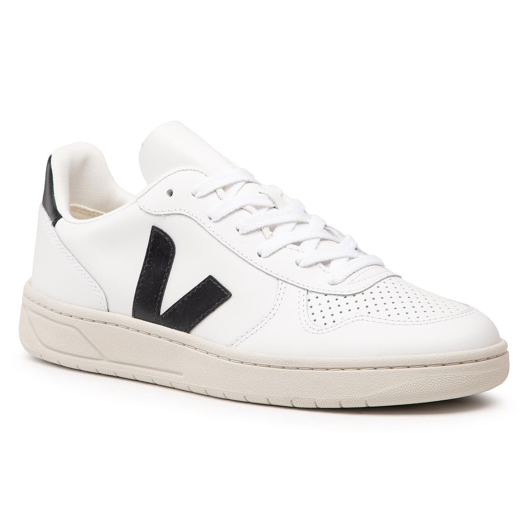 Veja Sneakers V-10 Leather VX020005B Alb - Pled.ro