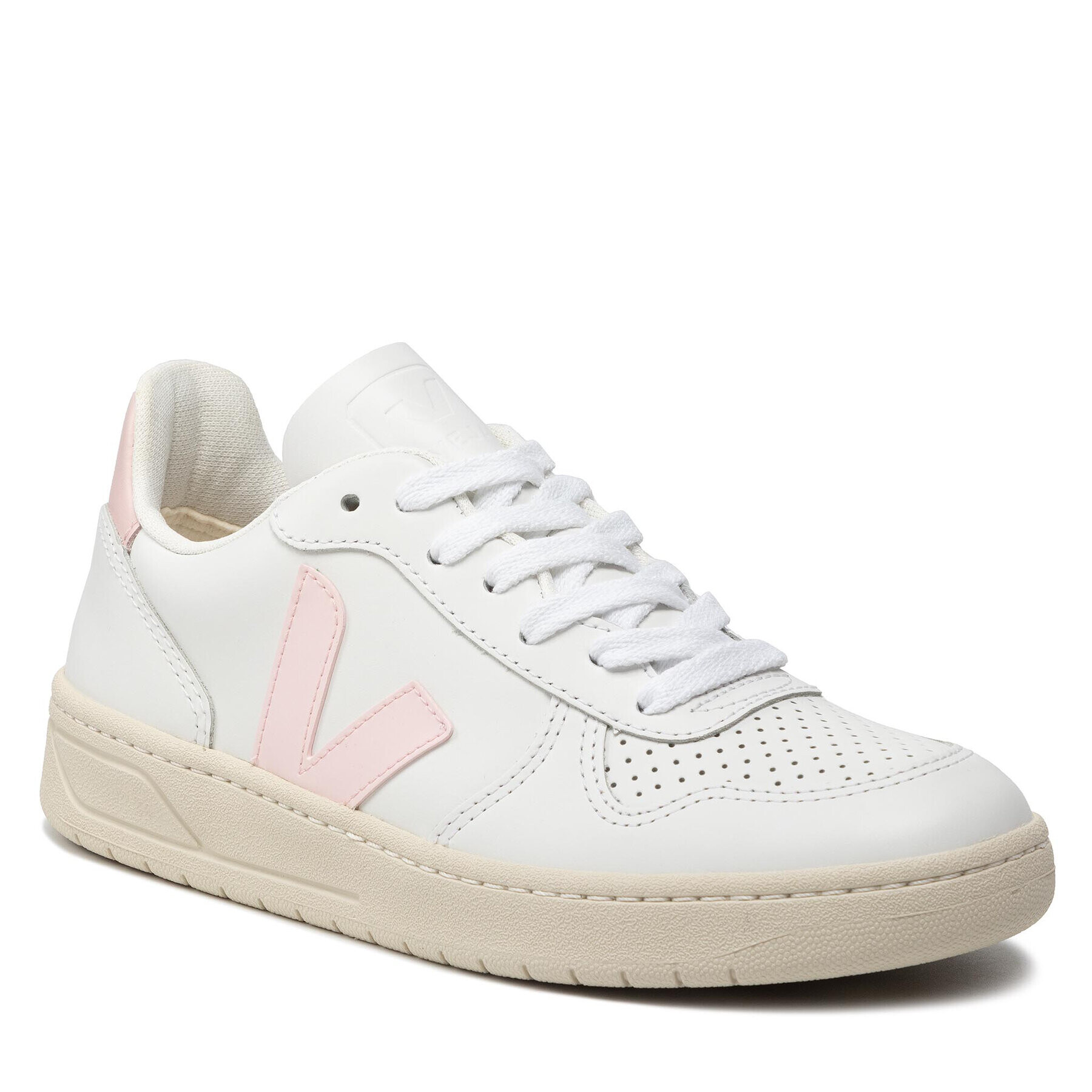 Veja Sneakers V-10 Leather VX0202644A Alb - Pled.ro