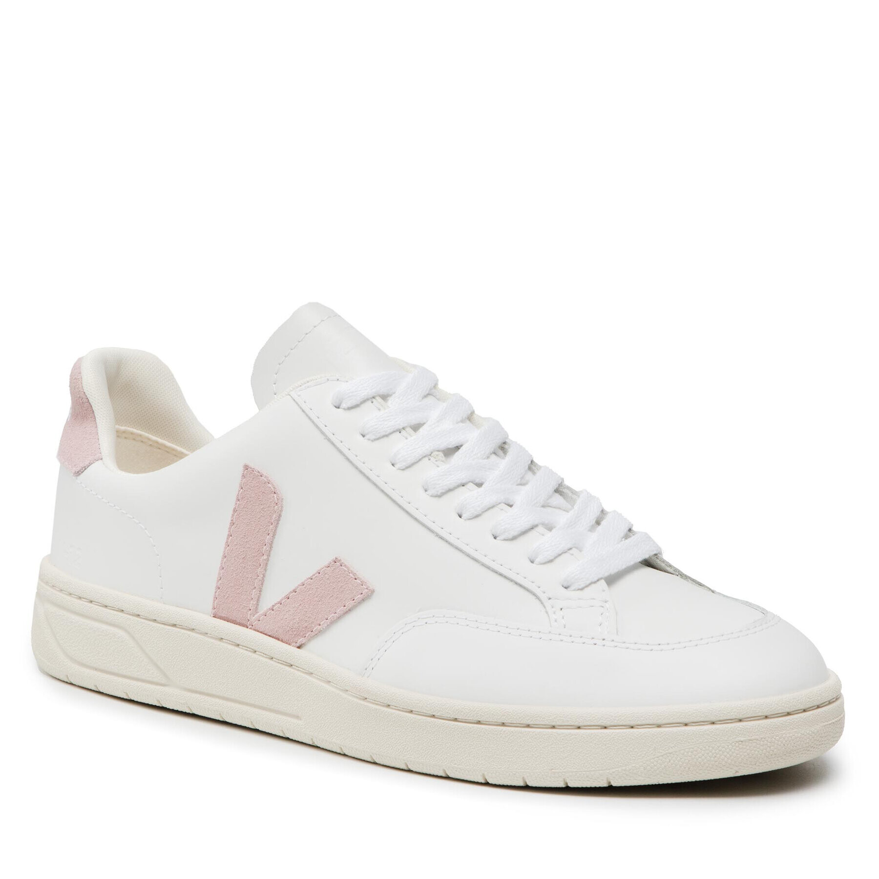 Veja Sneakers V-12 Leather XD0202476B Alb - Pled.ro