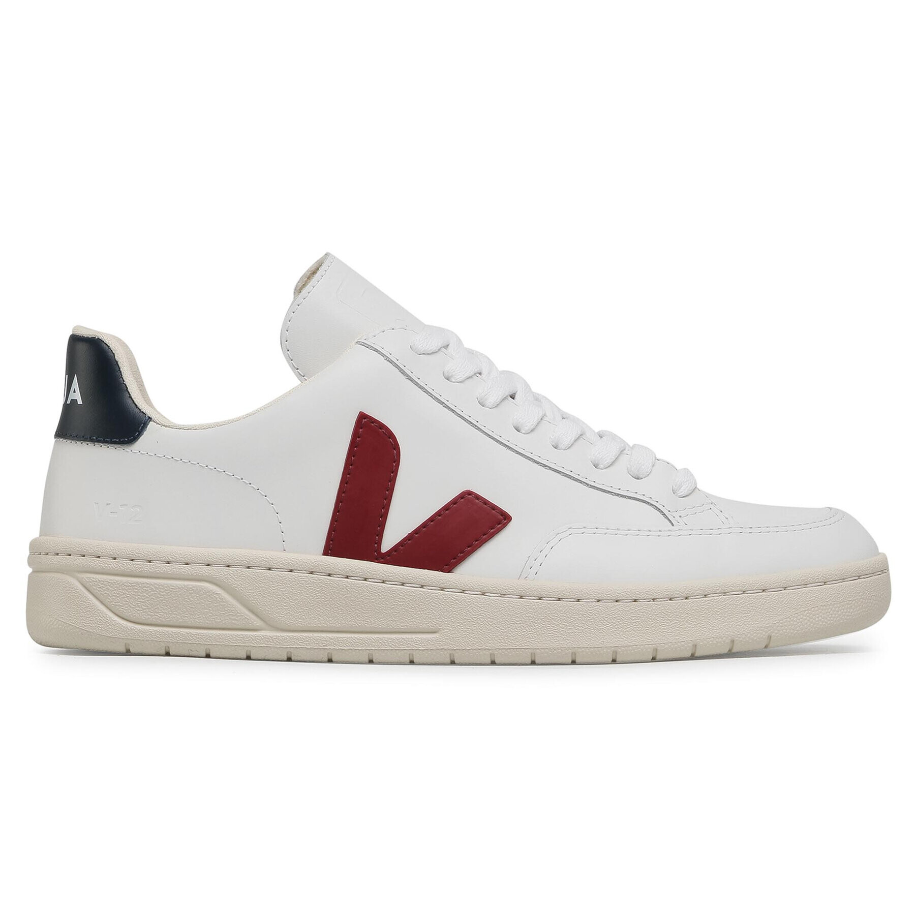 Veja Sneakers V-12 Leather XD021955V Alb - Pled.ro