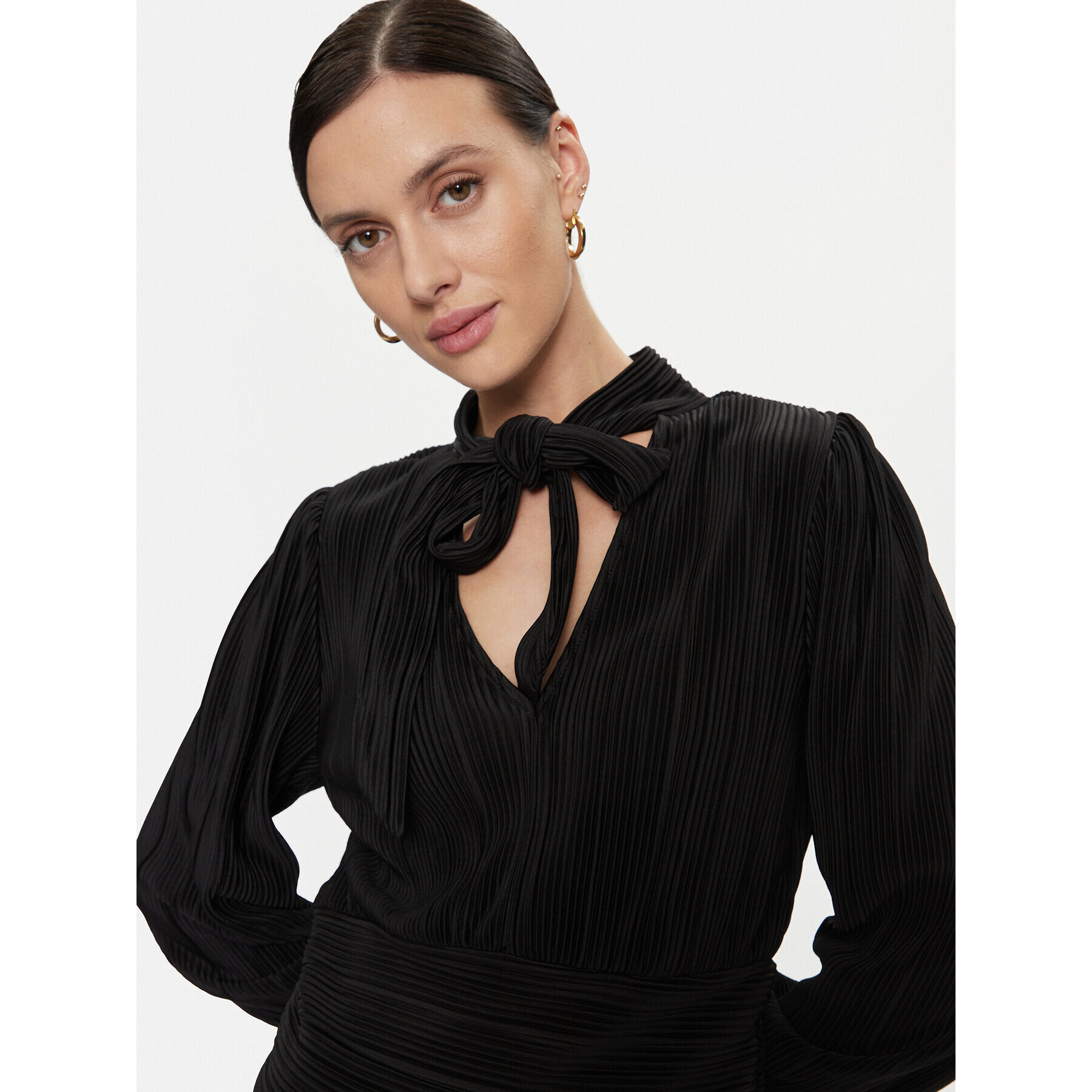 Vero Moda Bluză 10295544 Negru Regular Fit - Pled.ro