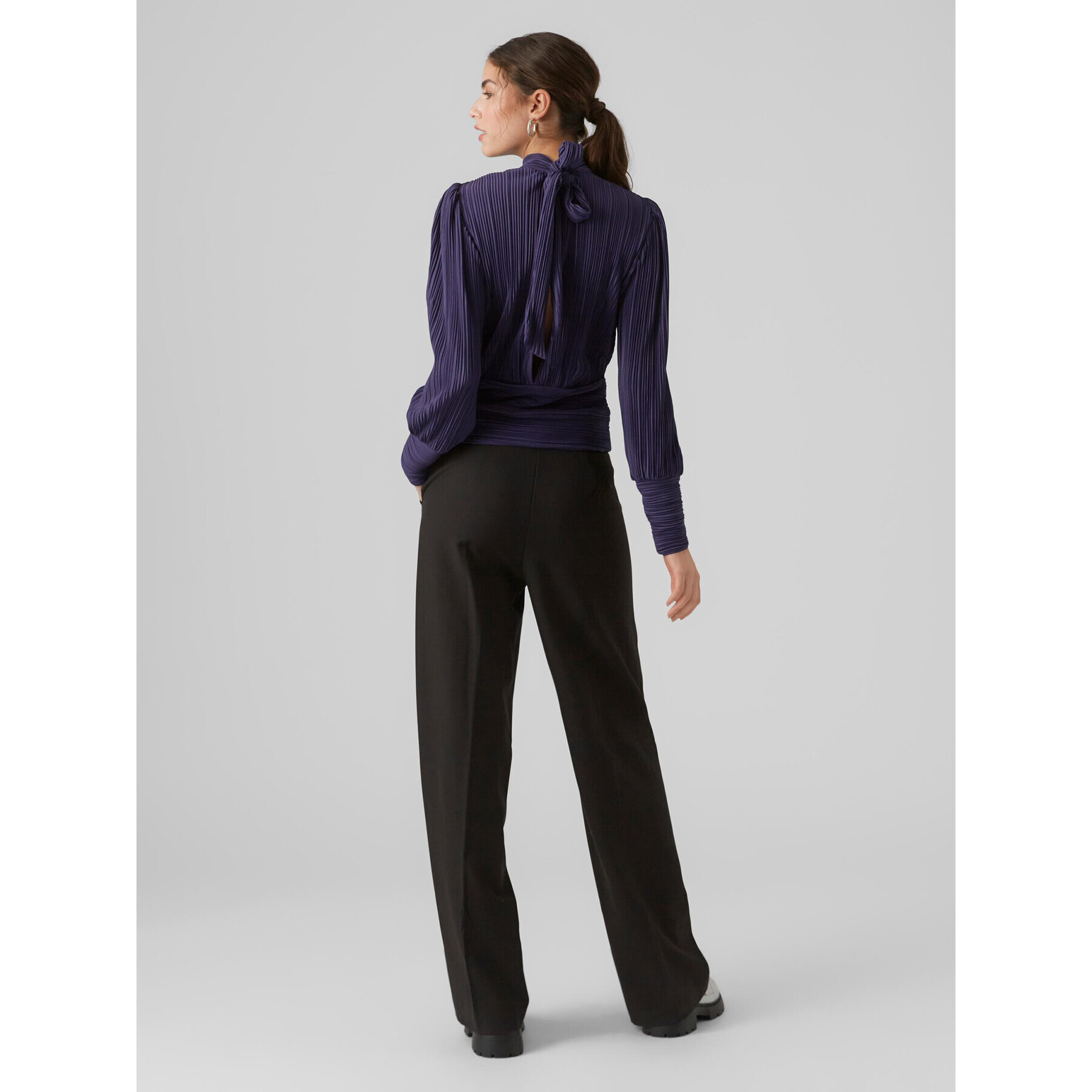 Vero Moda Bluză 10295544 Violet Regular Fit - Pled.ro