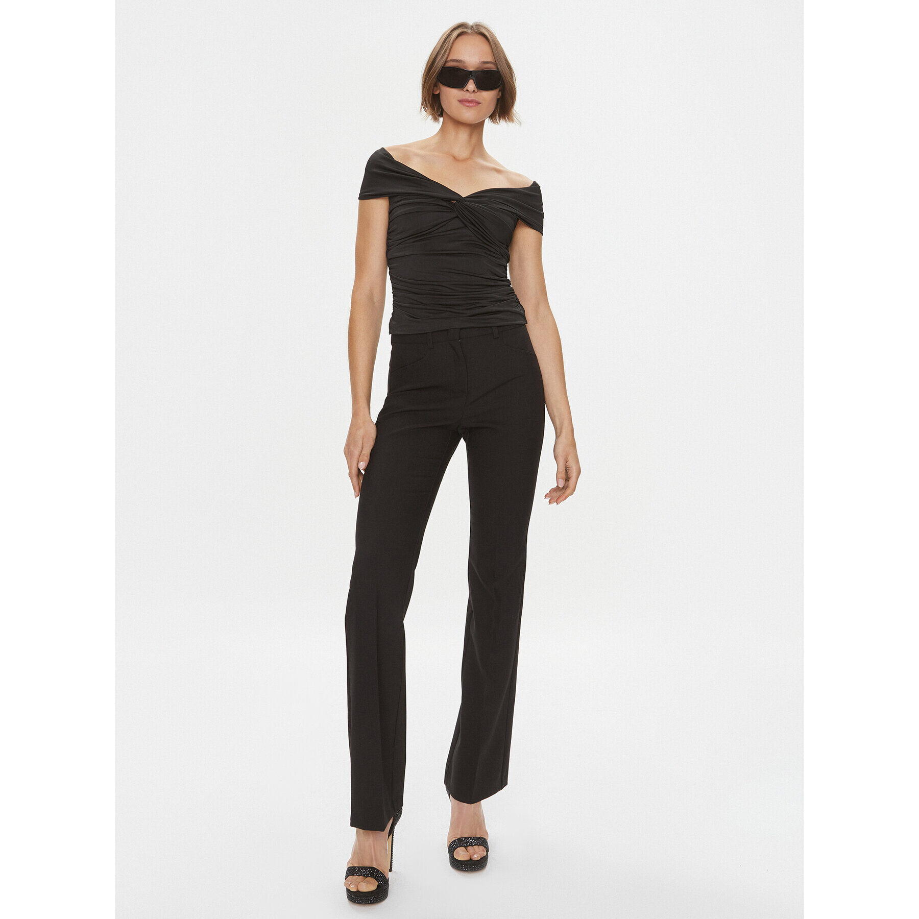 Vero Moda Bluză 10296078 Negru Regular Fit - Pled.ro