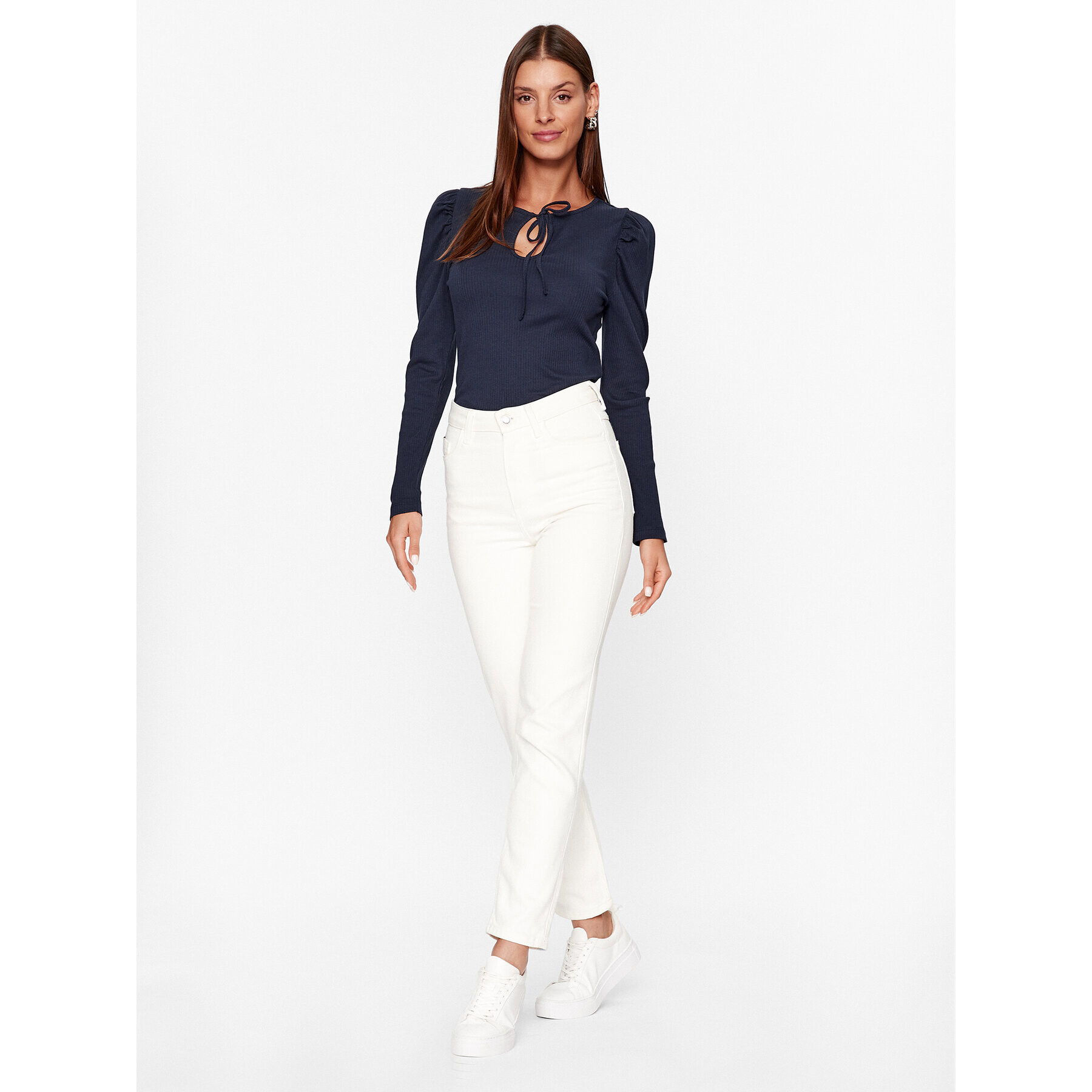 Vero Moda Bluză 10296235 Bleumarin Tight Fit - Pled.ro