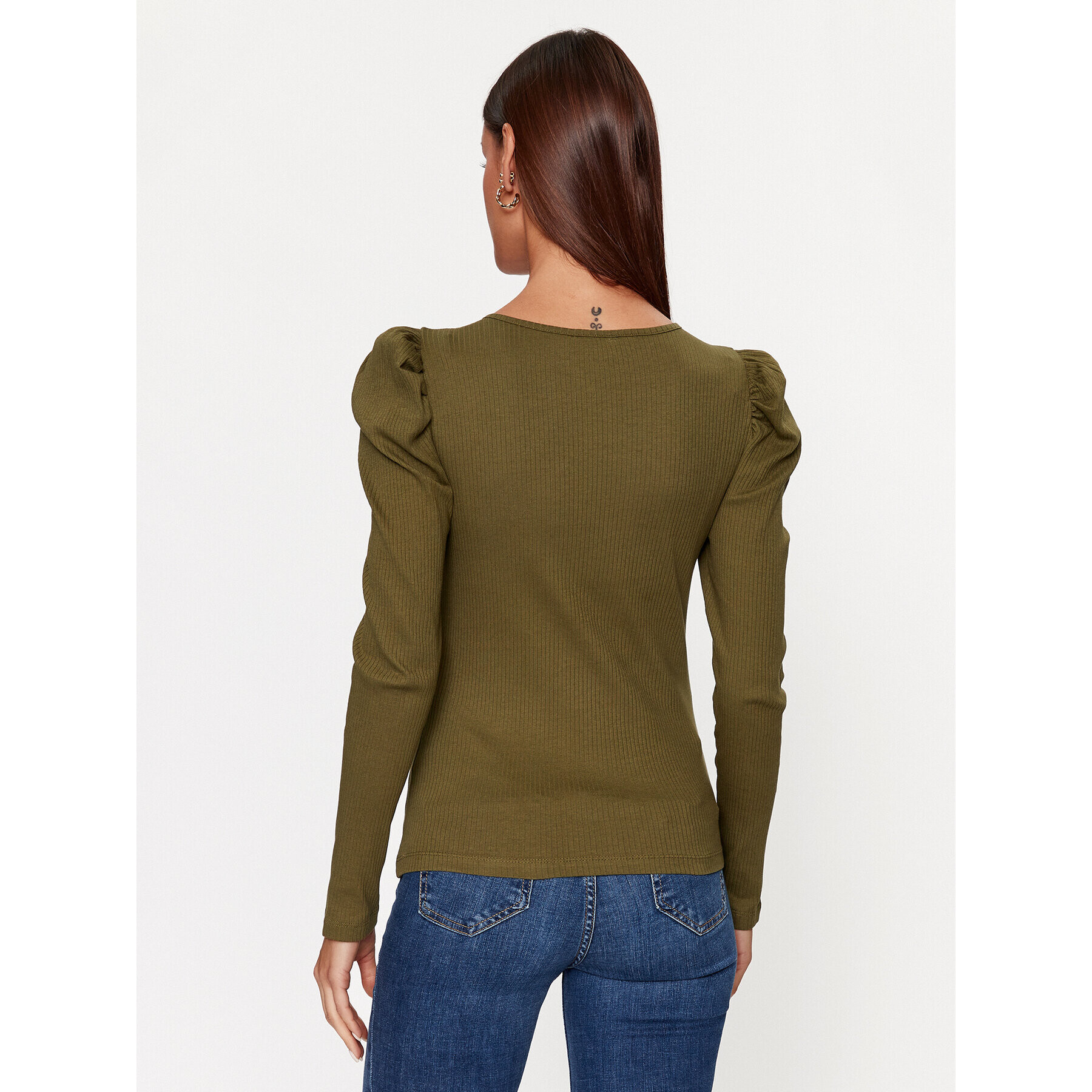 Vero Moda Bluză 10296235 Verde Tight Fit - Pled.ro