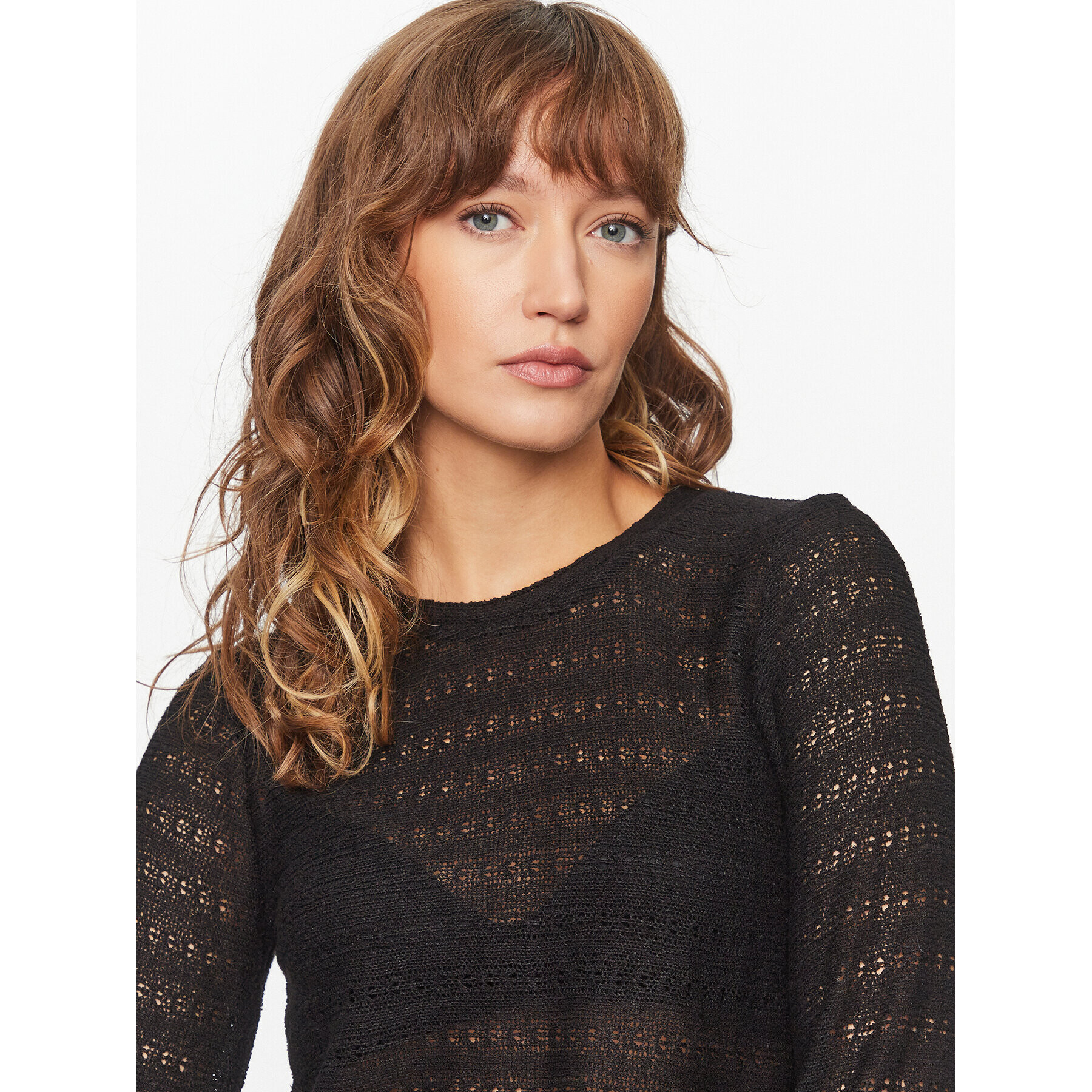 Vero Moda Bluză 10296715 Negru Regular Fit - Pled.ro