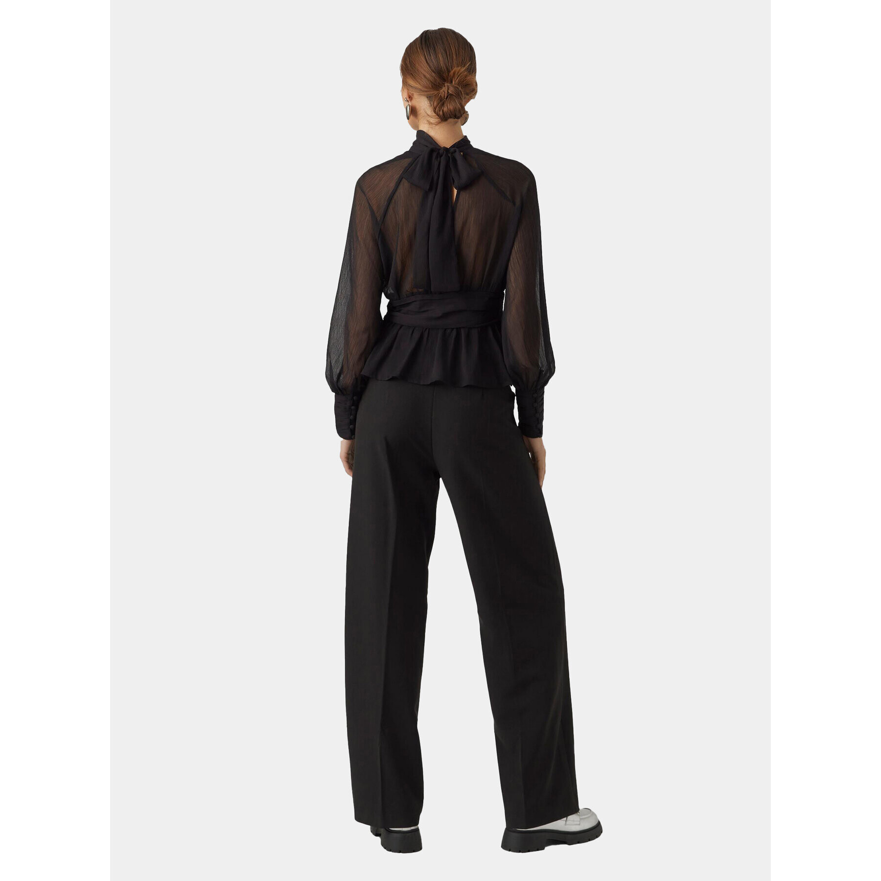 Vero Moda Bluză AWARE 10295842 Negru Regular Fit - Pled.ro