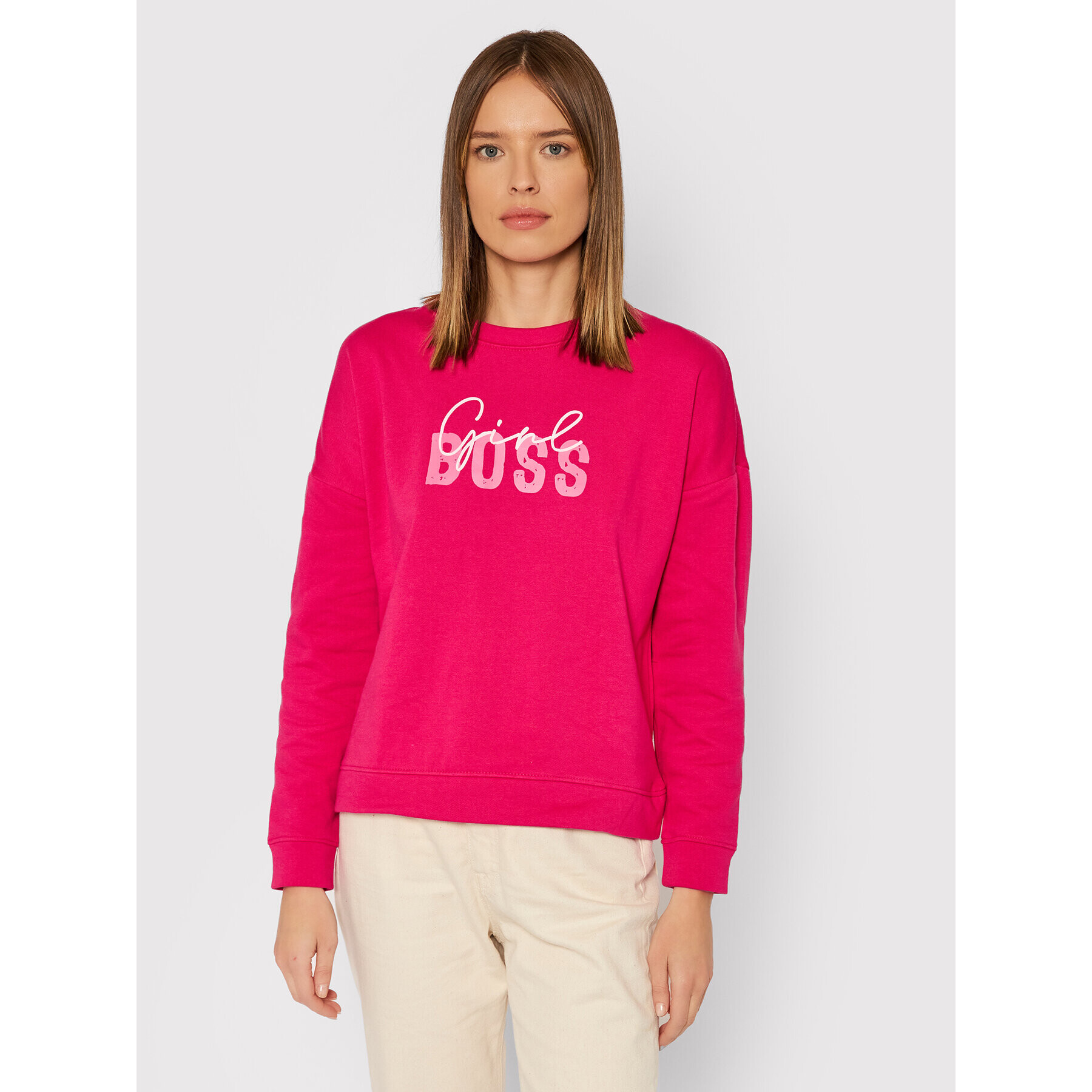 Vero Moda Bluză Boss 10262911 Roz Regular Fit - Pled.ro