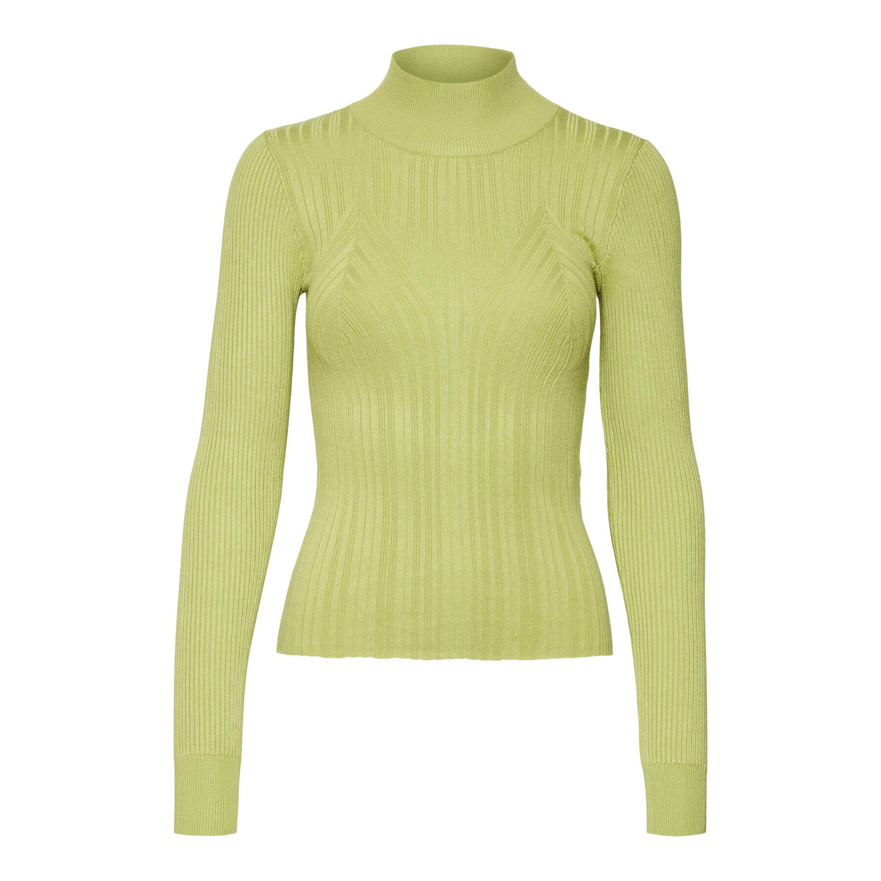 Vero Moda Bluză cu gât 10293750 Verde Regular Fit - Pled.ro